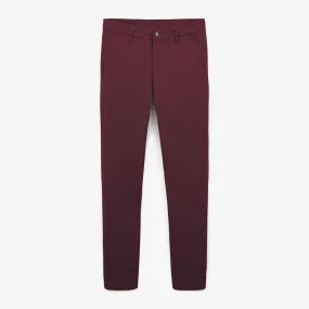 Chino 702 coupe confort rouge bordeaux