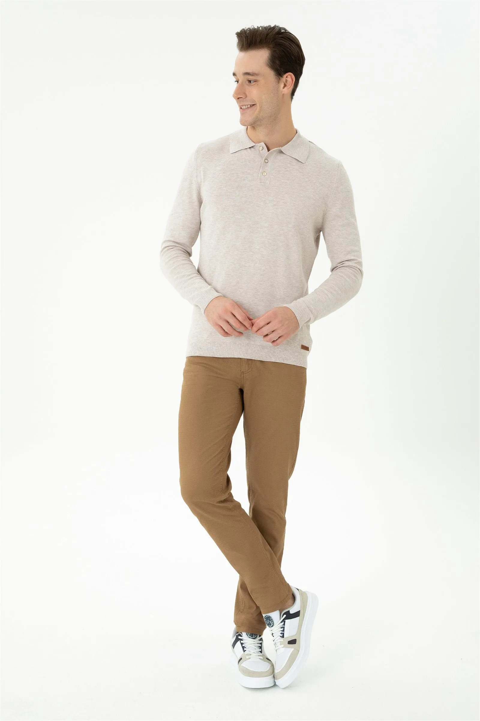 CHINOS MICEL CHAMEAU - 1728006VR015