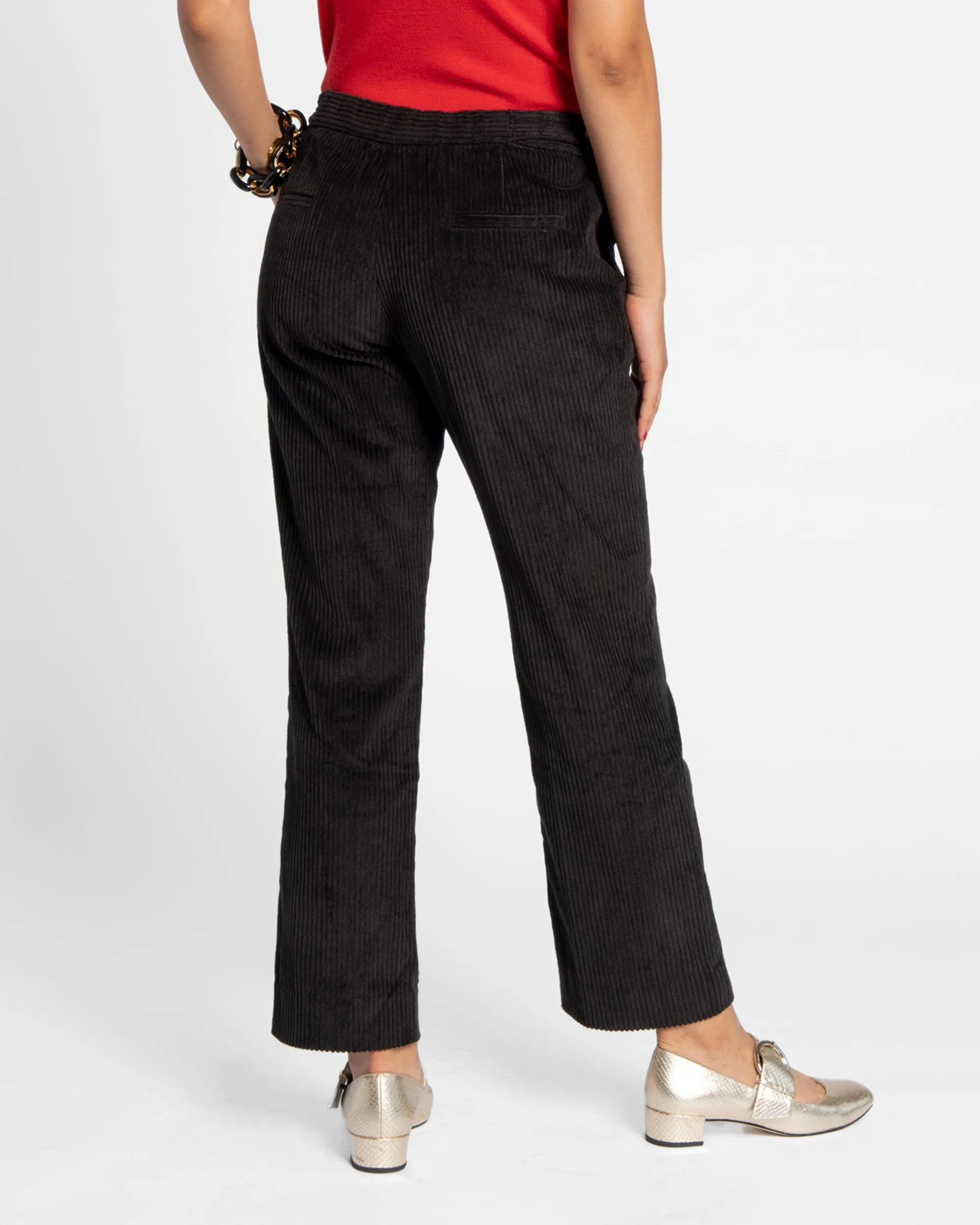 Chloe Corduroy Pant Black