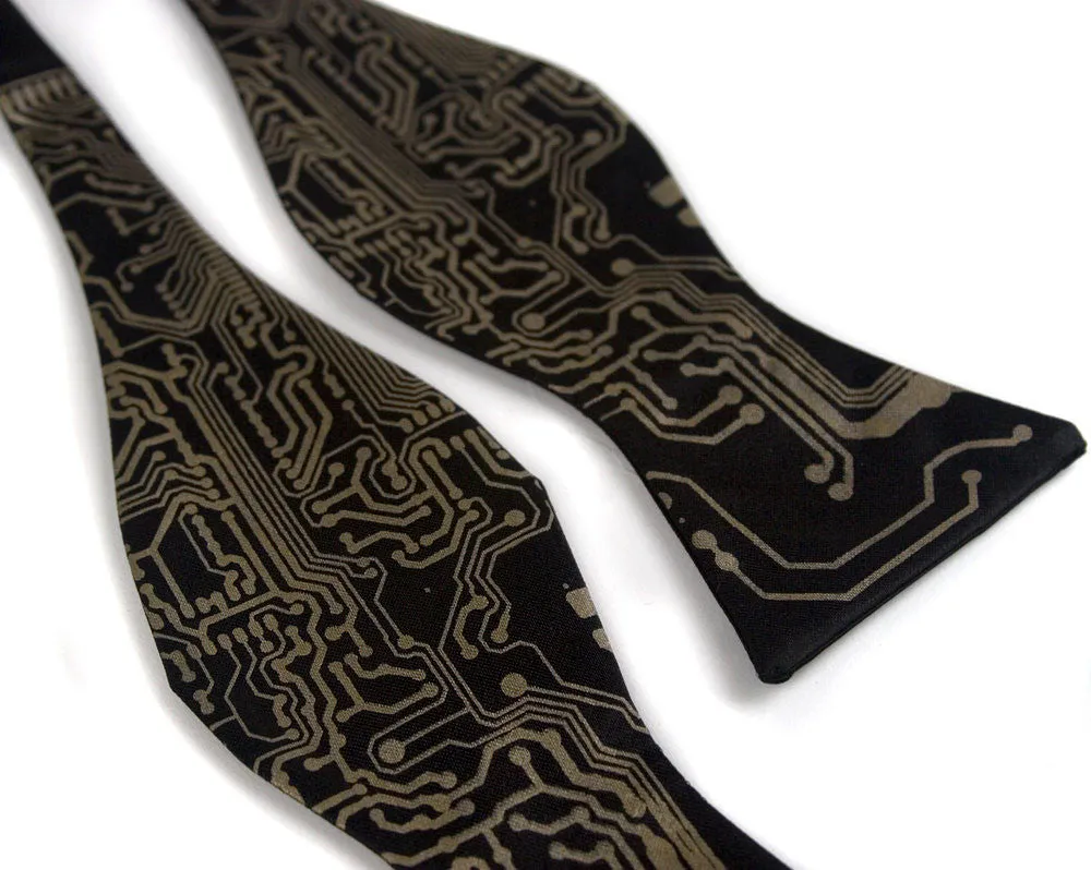 Circuit Board Bow Tie, Short Circuit printed bowtie