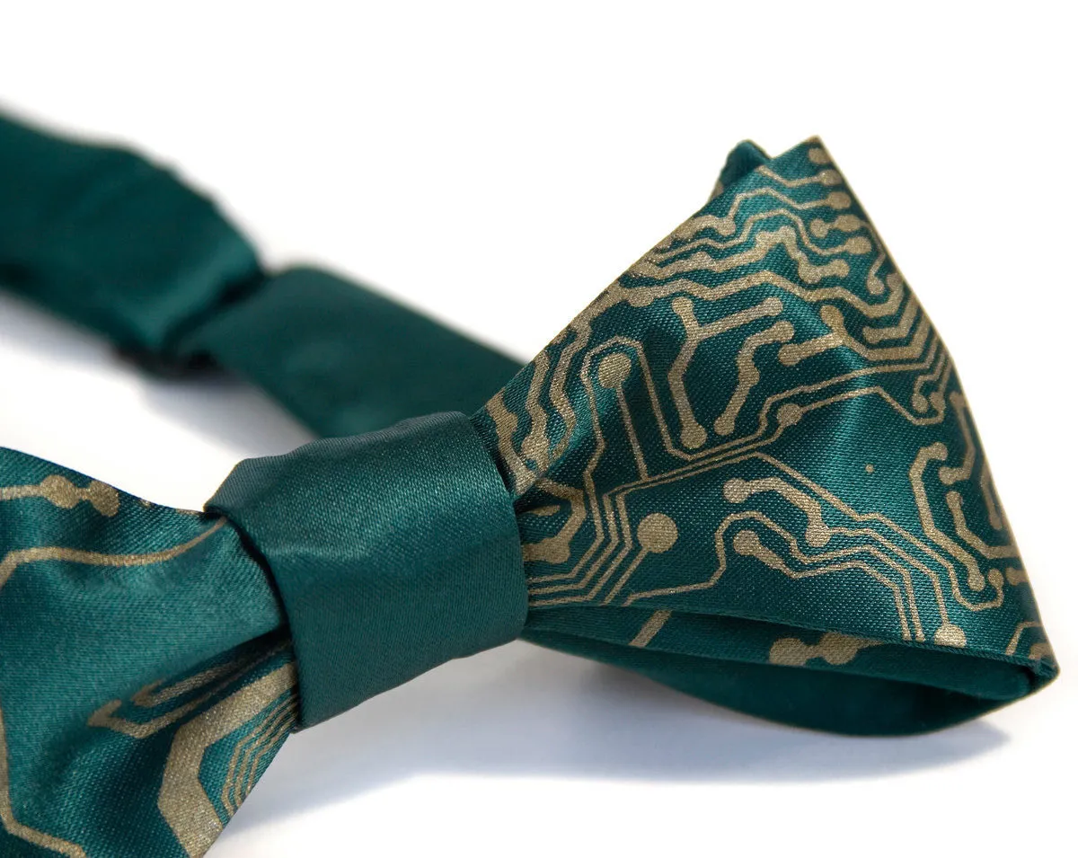 Circuit Board Bow Tie, Short Circuit printed bowtie