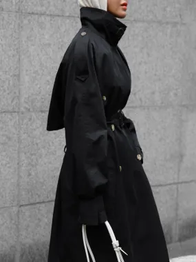 CLASSIC OVERSIZED VINTAGE TRENCH COAT