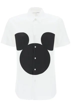 Comme des garcons shirt mickey mouse print shirt