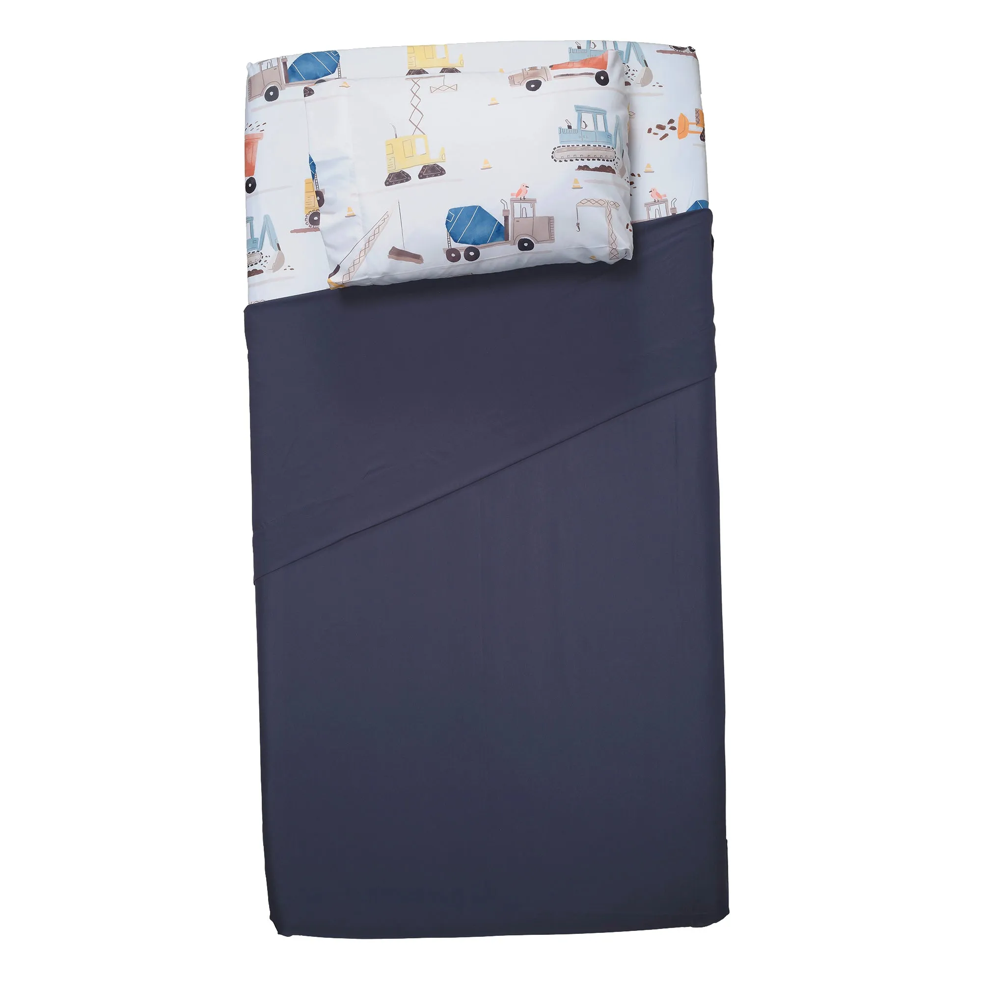 Construction Zone Twin Sheets & Pillowcase Set