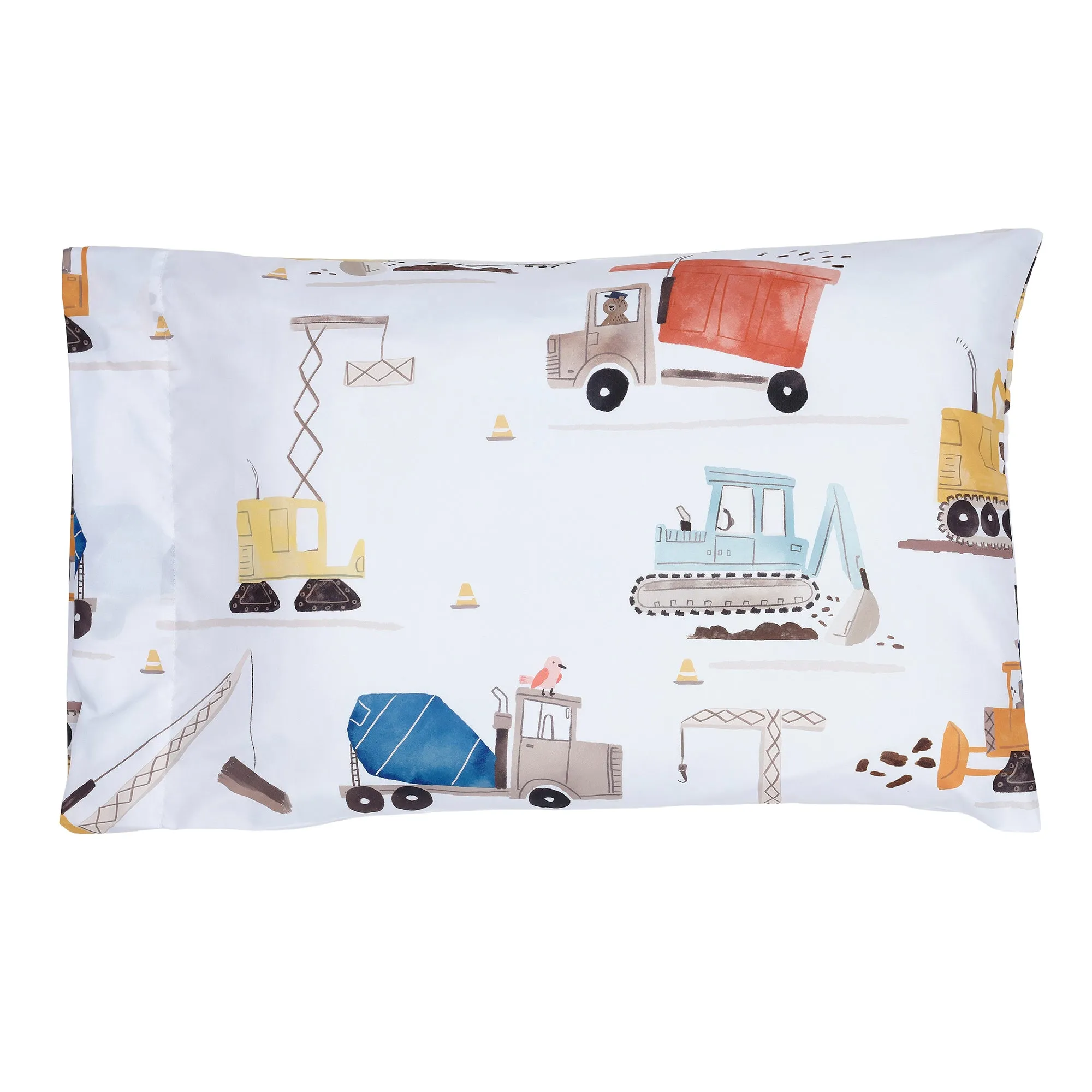 Construction Zone Twin Sheets & Pillowcase Set