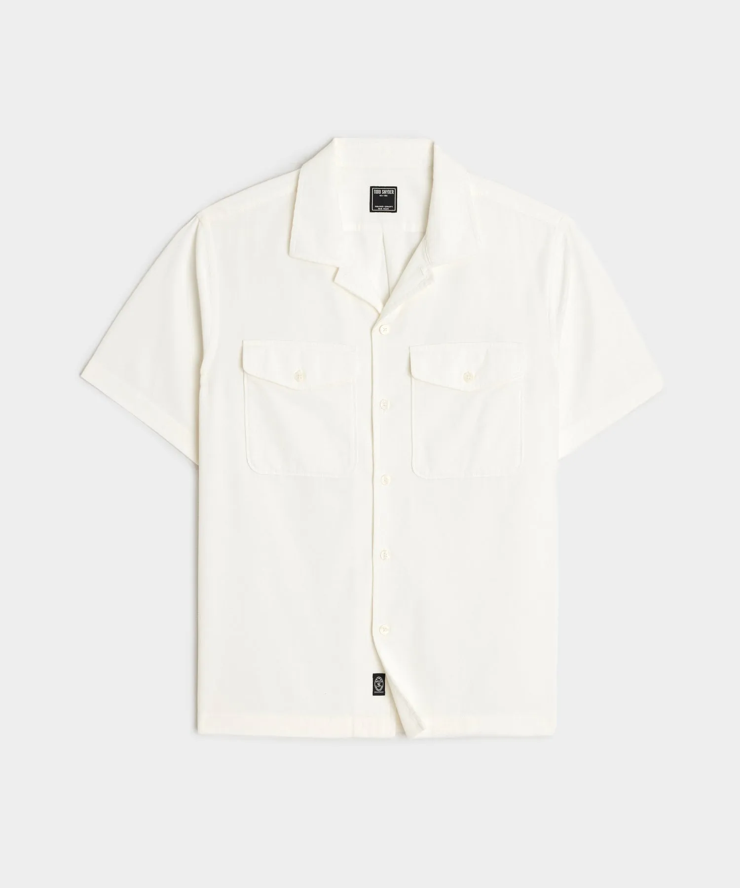 Corduroy Panama Shirt in Bisque