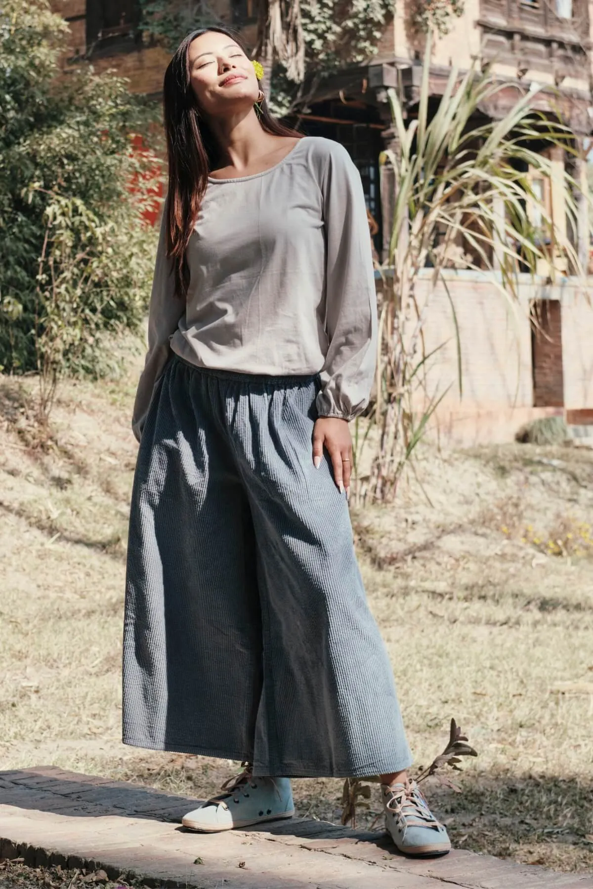 Corduroy Pants - Sky Blue