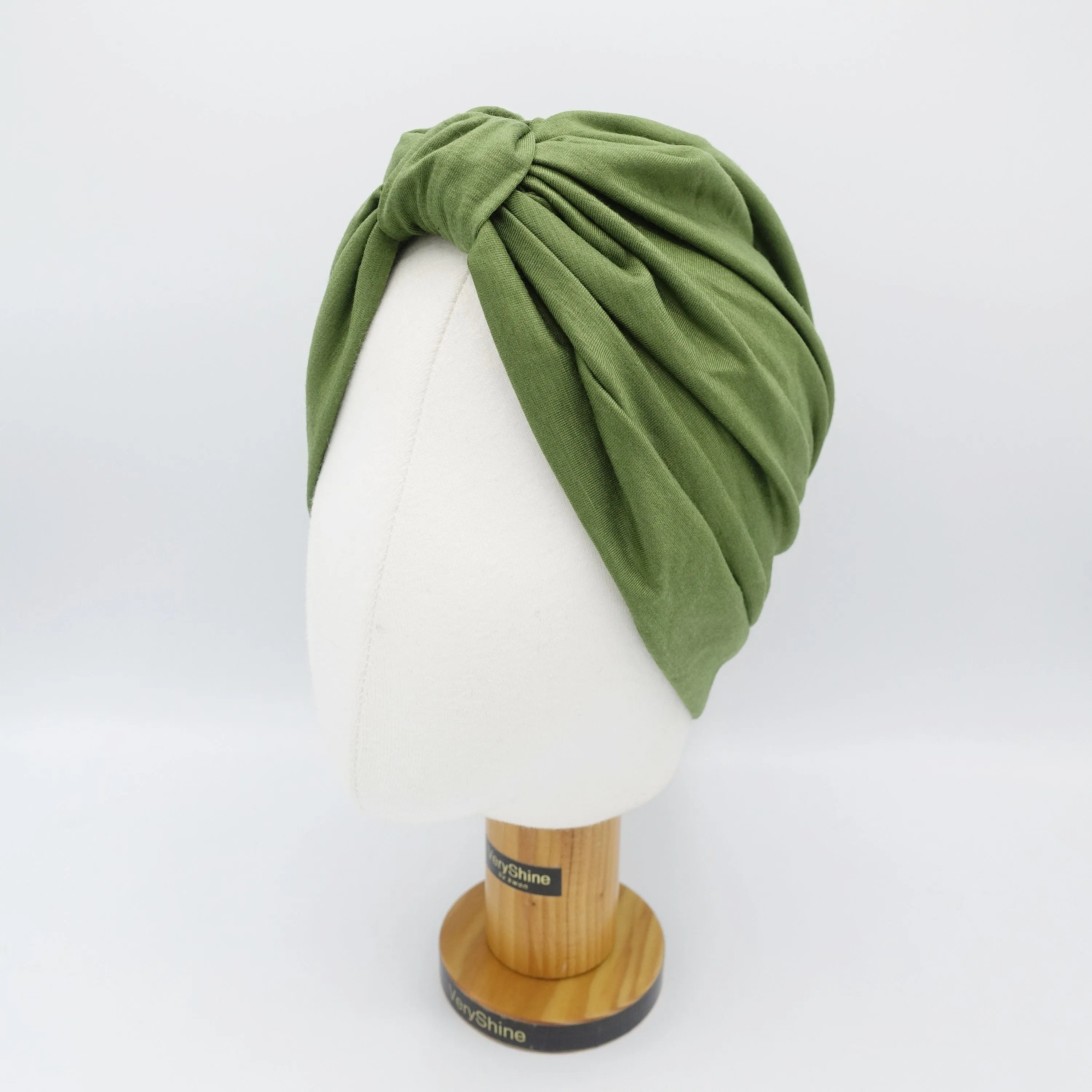 cotton pleated turban for women