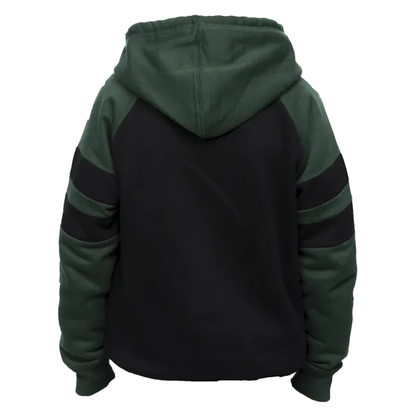 Croker Green and Black Kids Hoodie