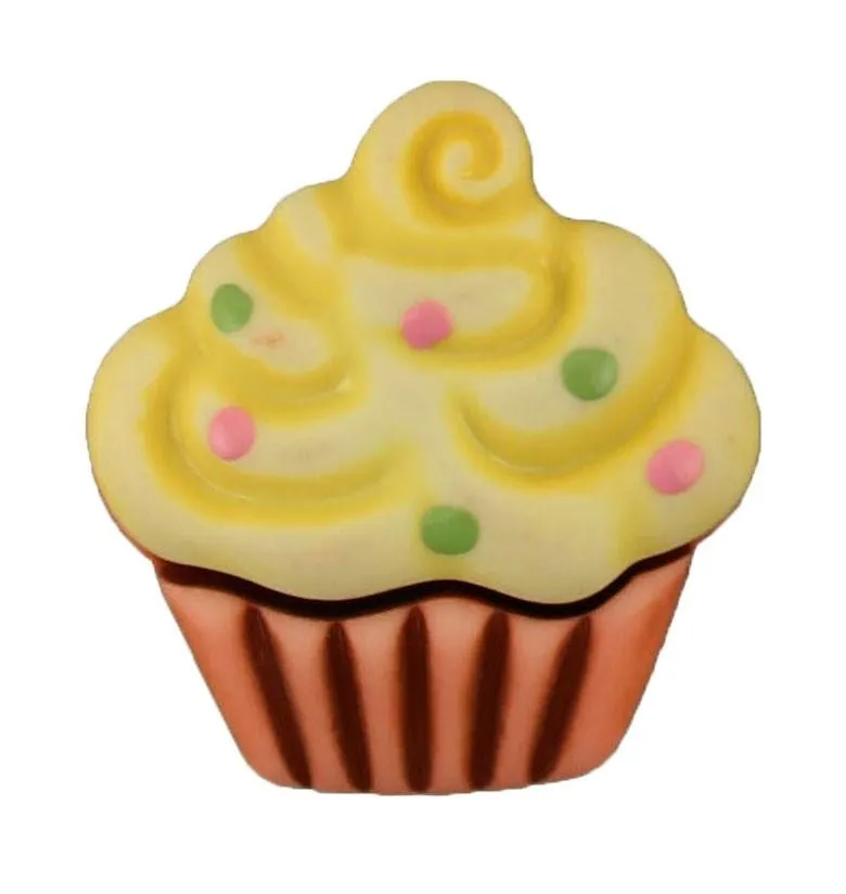 Cupcake with Sprinkles 3D Bulk Buttons