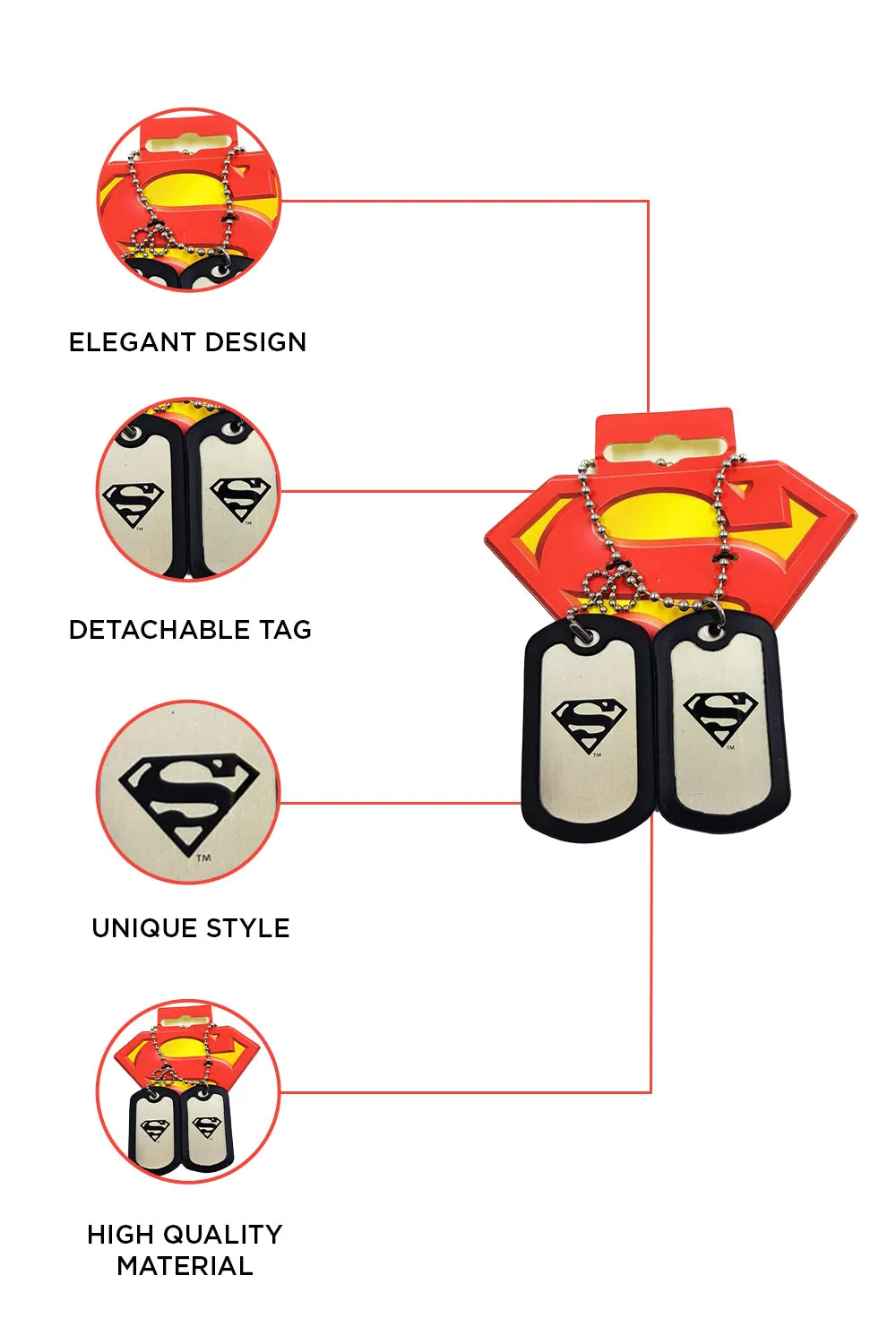 DC Comics Superman - Pendant with Chain