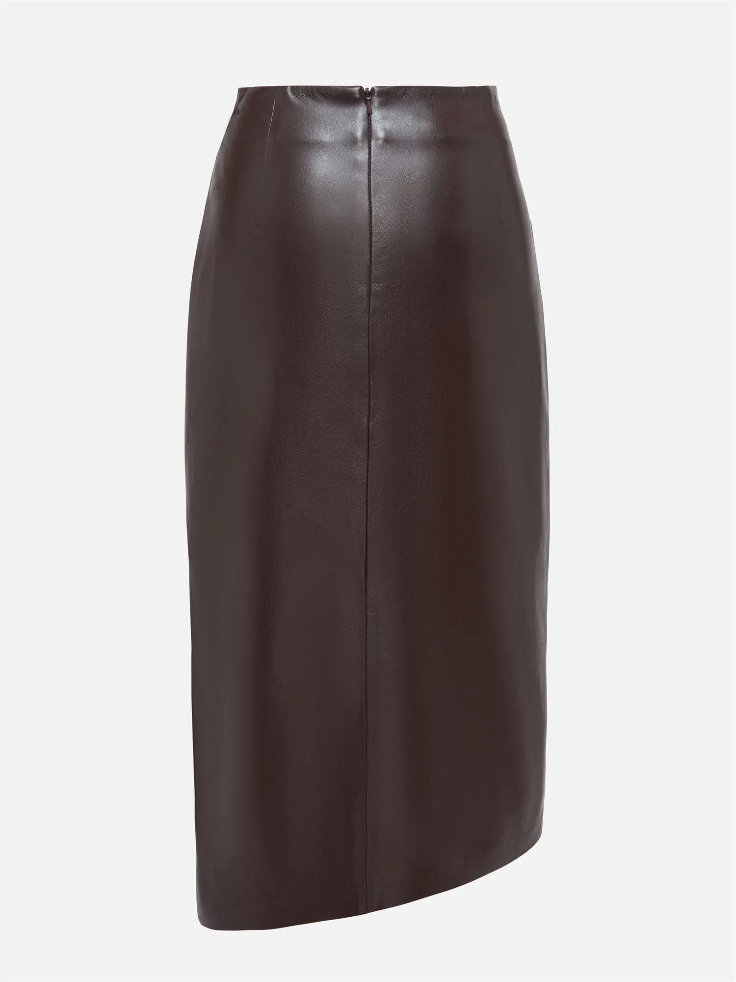 EP YAYING Leather Skirt with split