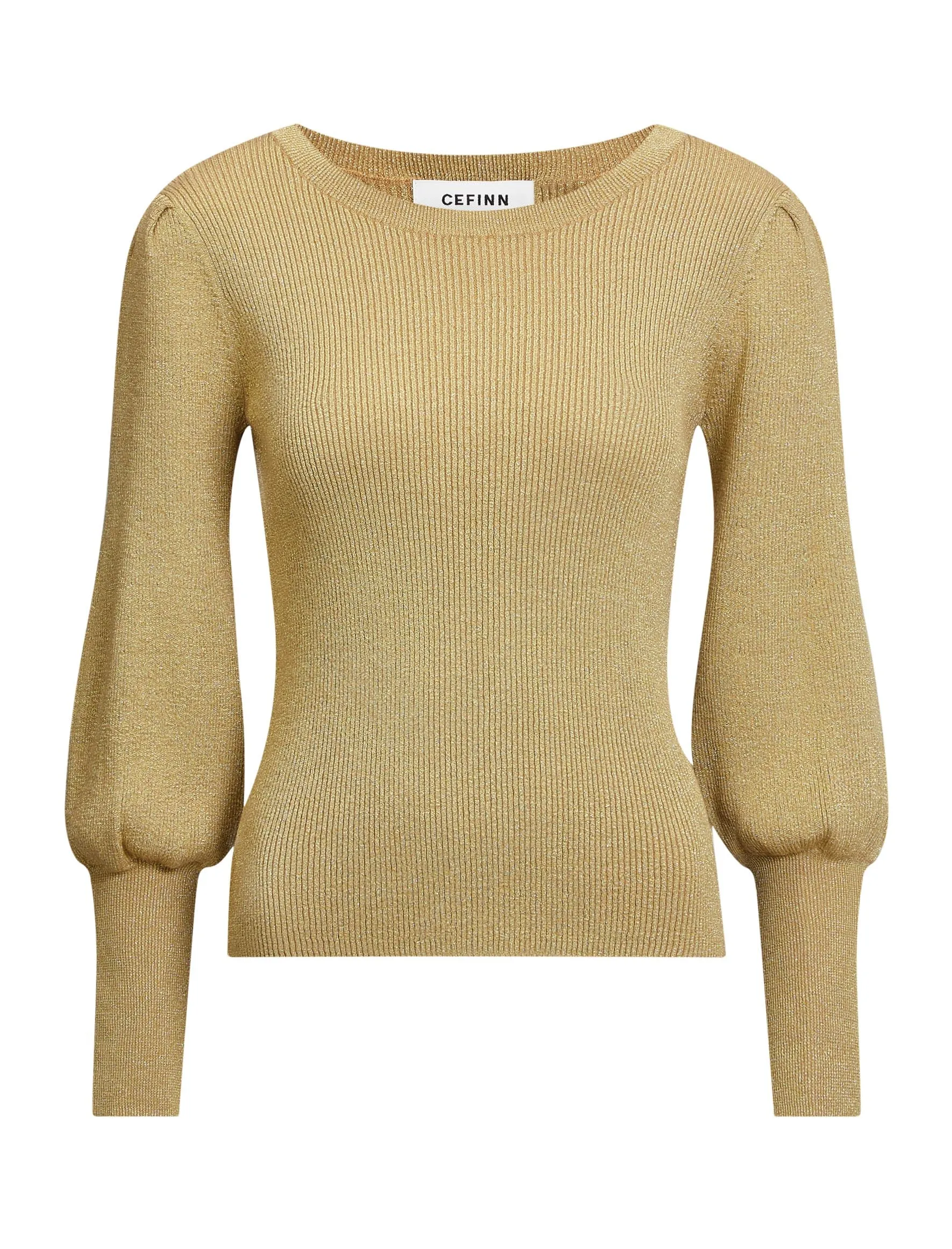 Eva Lurex Jumper - Gold