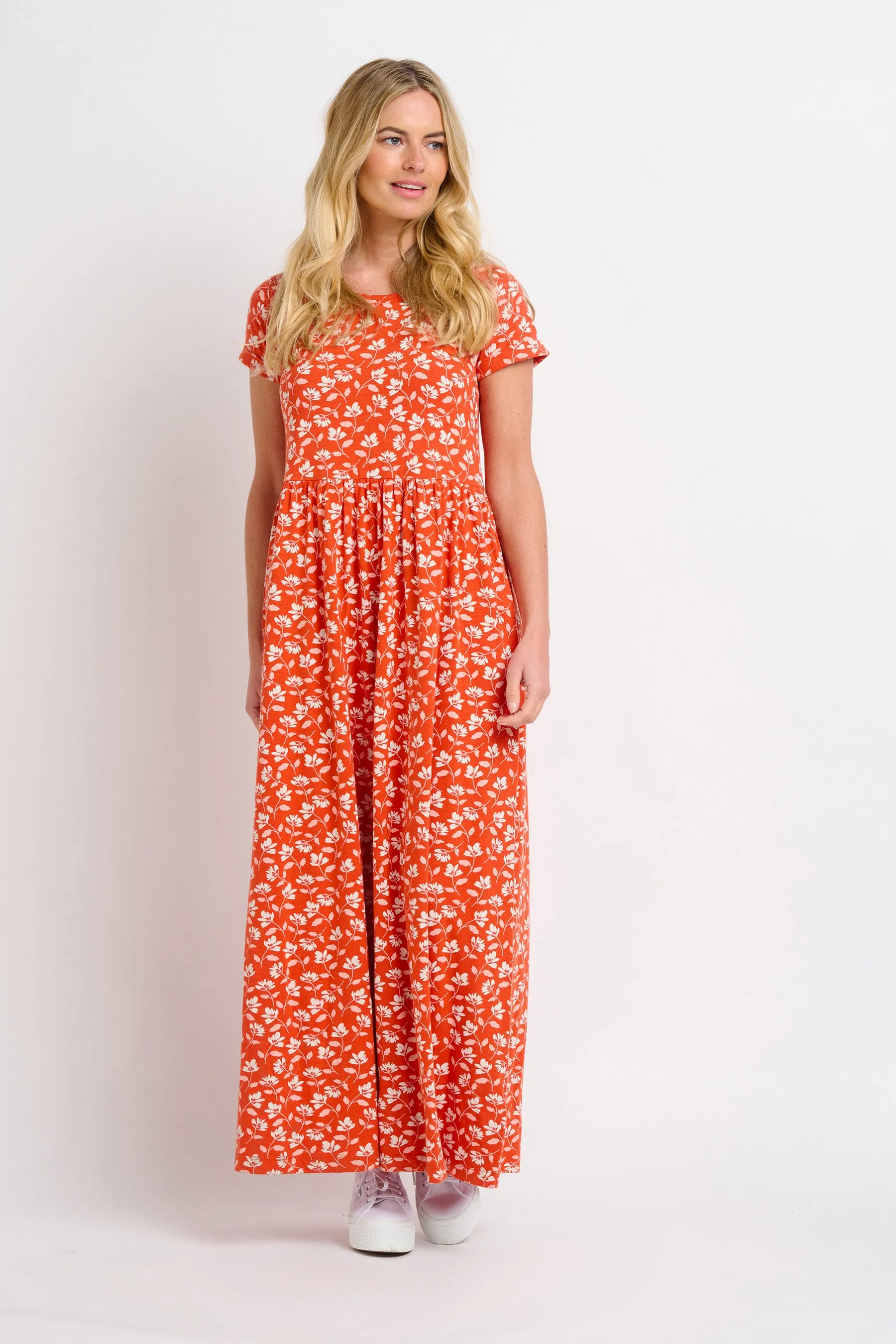 Floating Floral Maxi Dress