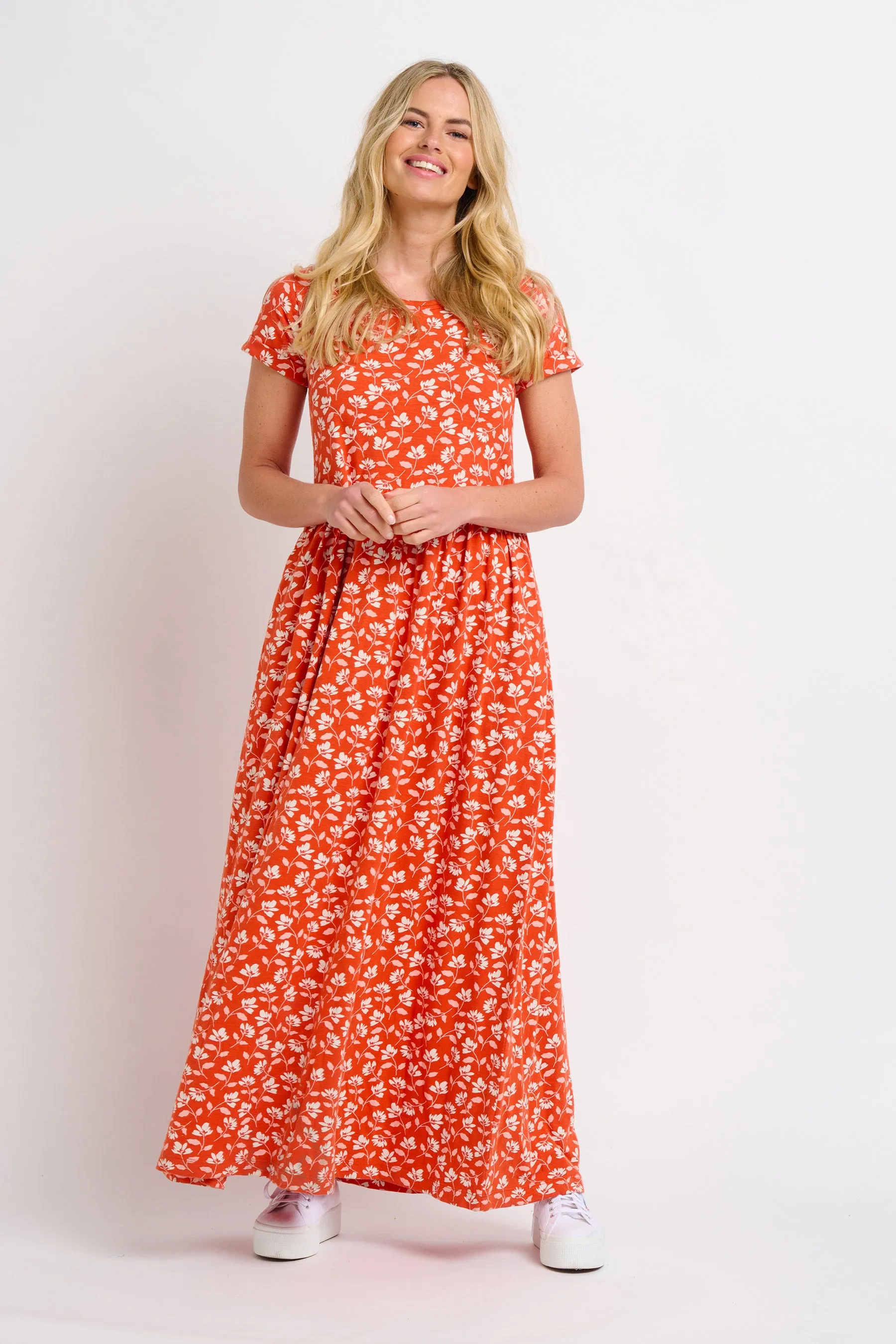 Floating Floral Maxi Dress