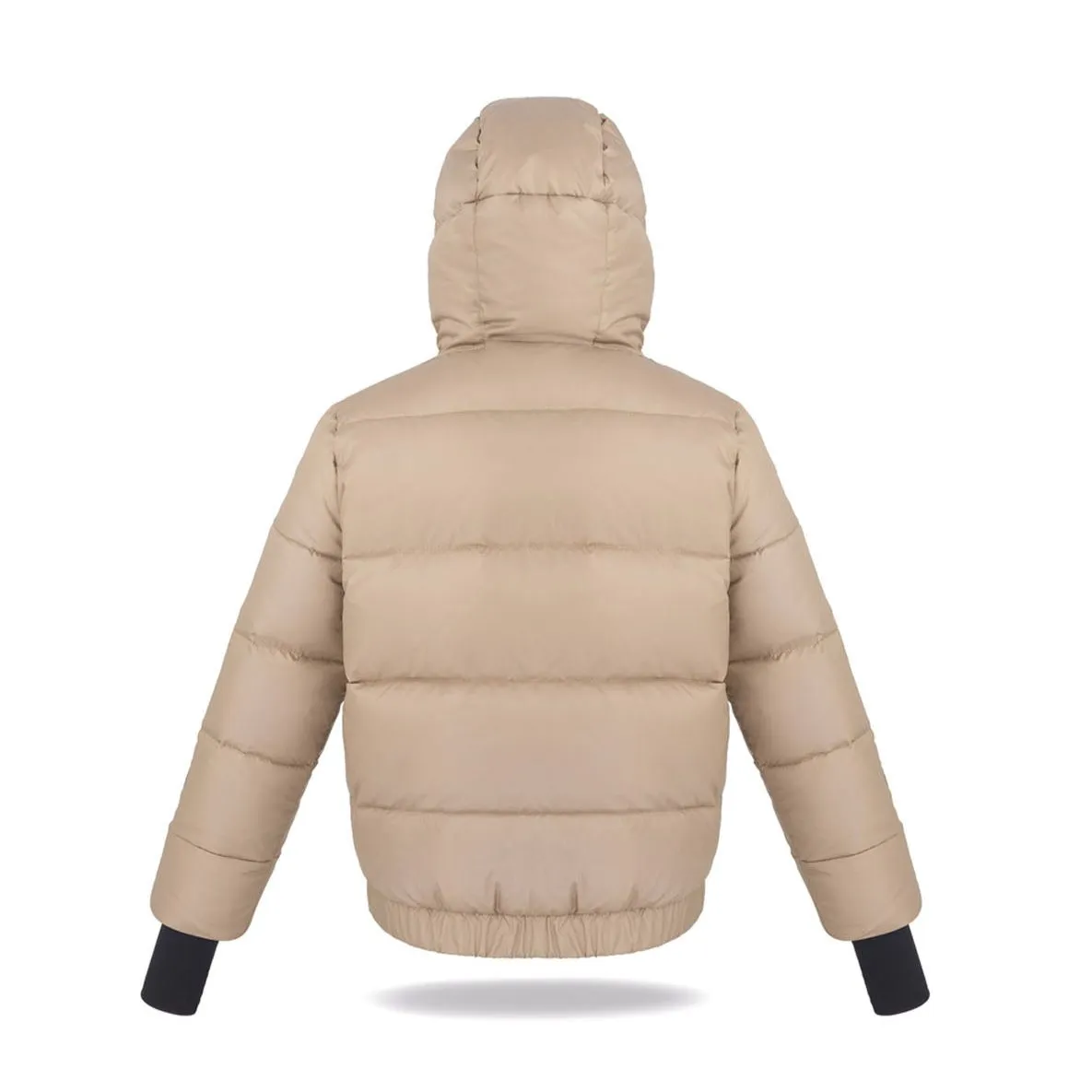 Fluff Kids High Chin Guard Jacket - Latte