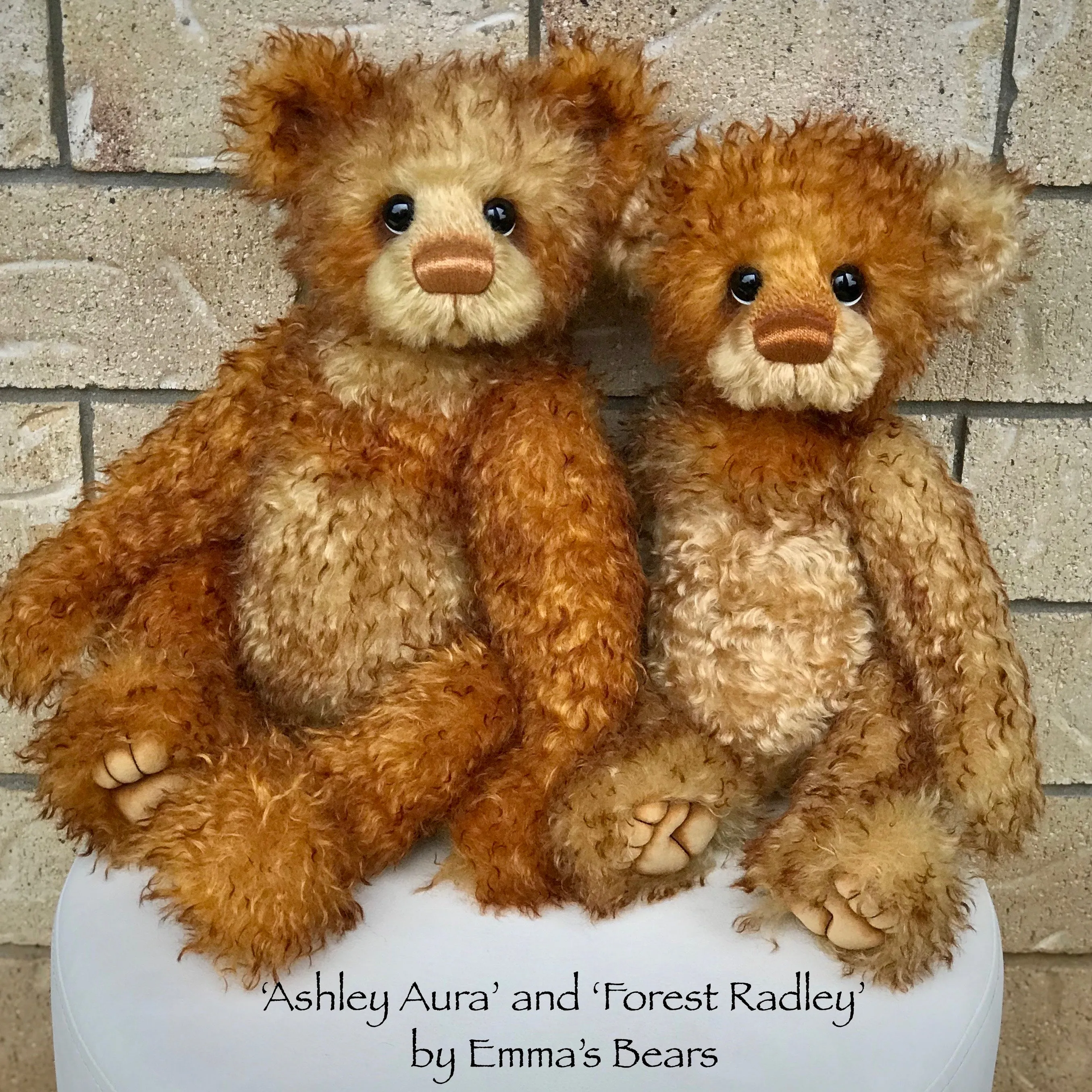 Forest Radley - 18" Hand Dyed Mohair Toddler Artist Bear by Emma's Bears - OOAK