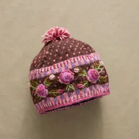 Frosty Blooms Beanie