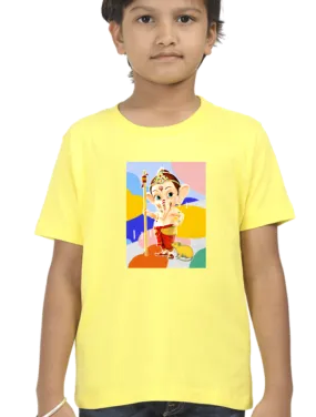 Ganesha T Shirt for Boys D41