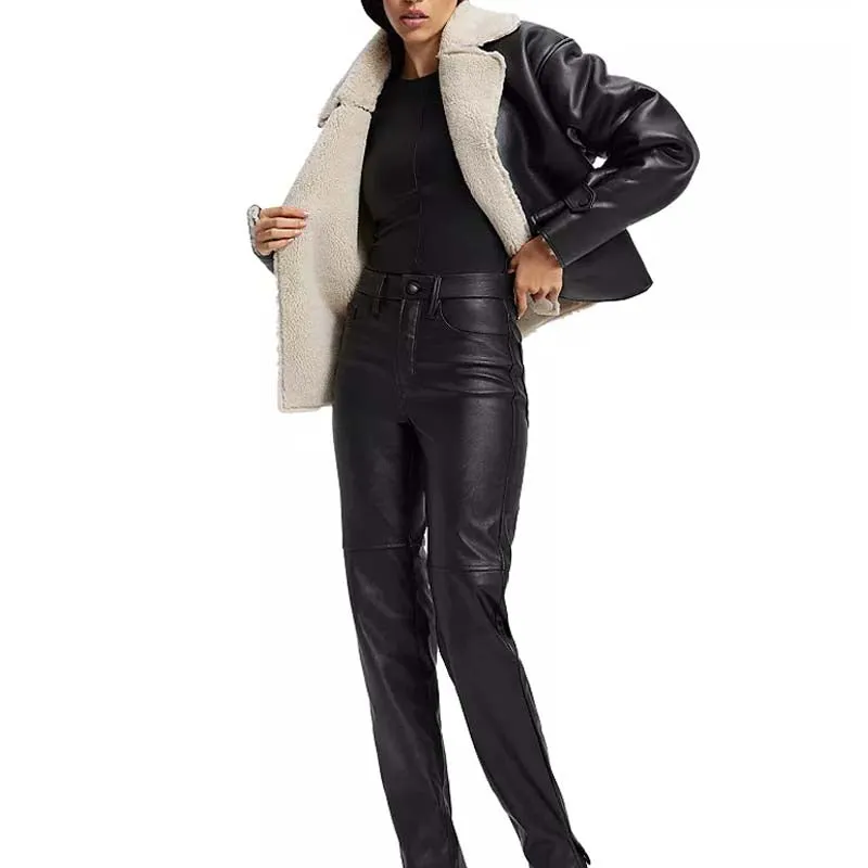 Genuine High Quality Of B3 Bomber Shearling Leather Jacket