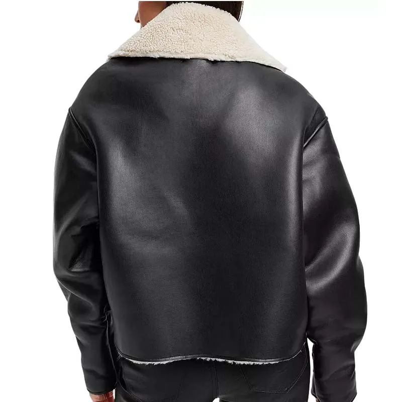 Genuine High Quality Of B3 Bomber Shearling Leather Jacket