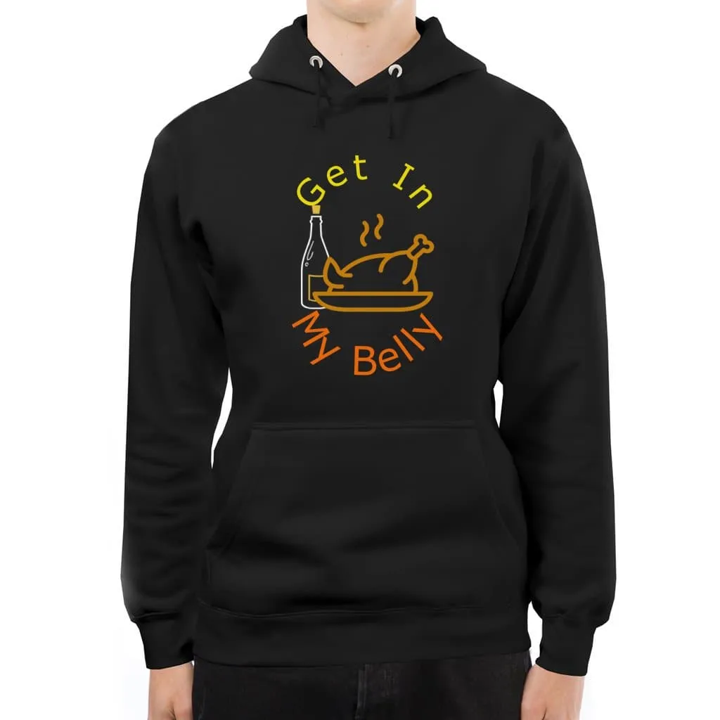 Get in My Belly Thanksgiving Unisex Premium Pullover Hoodie