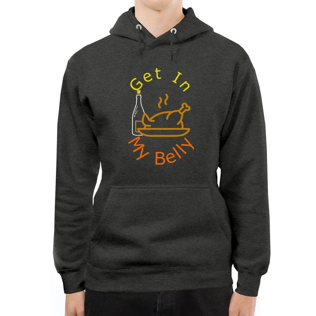 Get in My Belly Thanksgiving Unisex Premium Pullover Hoodie