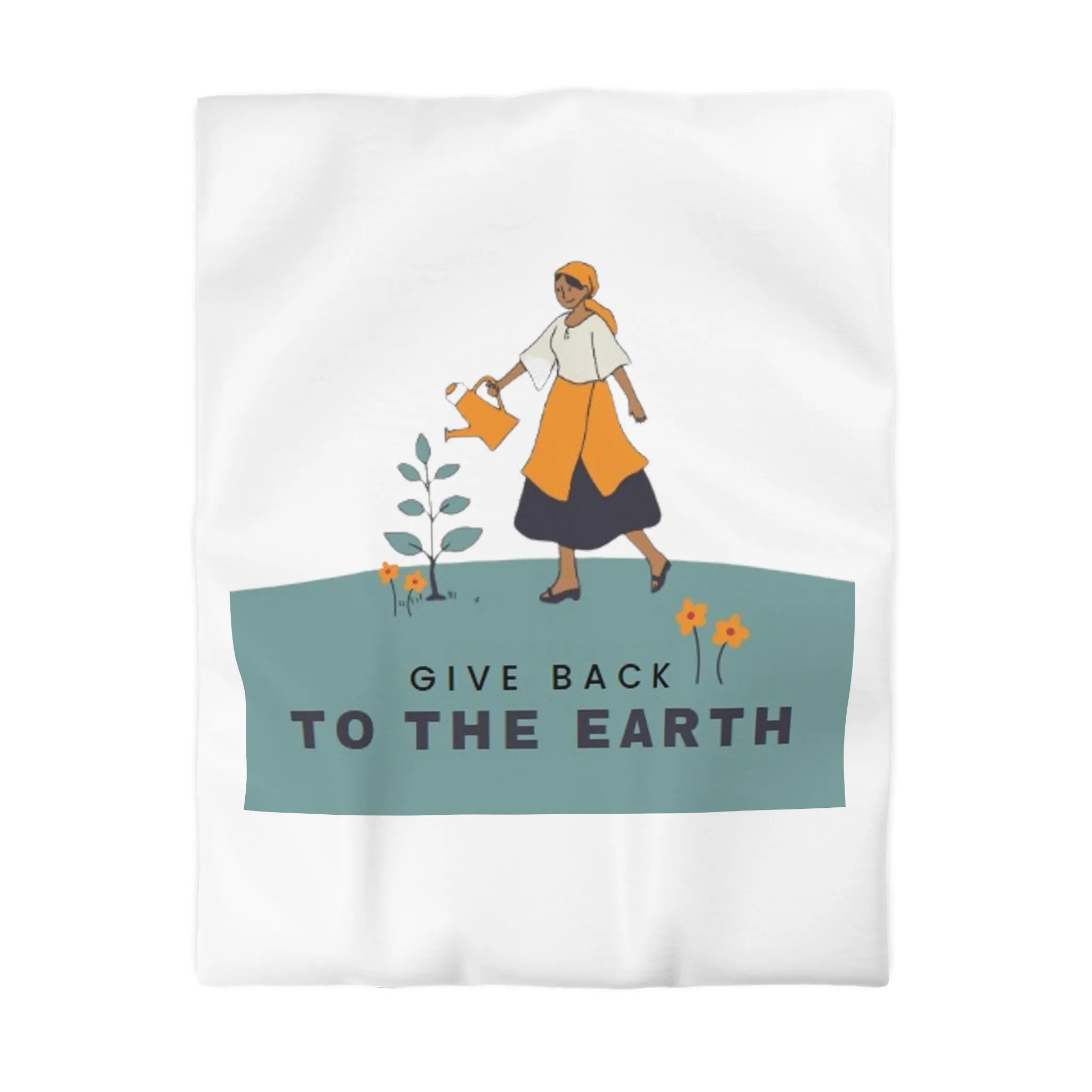 Give back to Earth Microfiber Duvet Cover