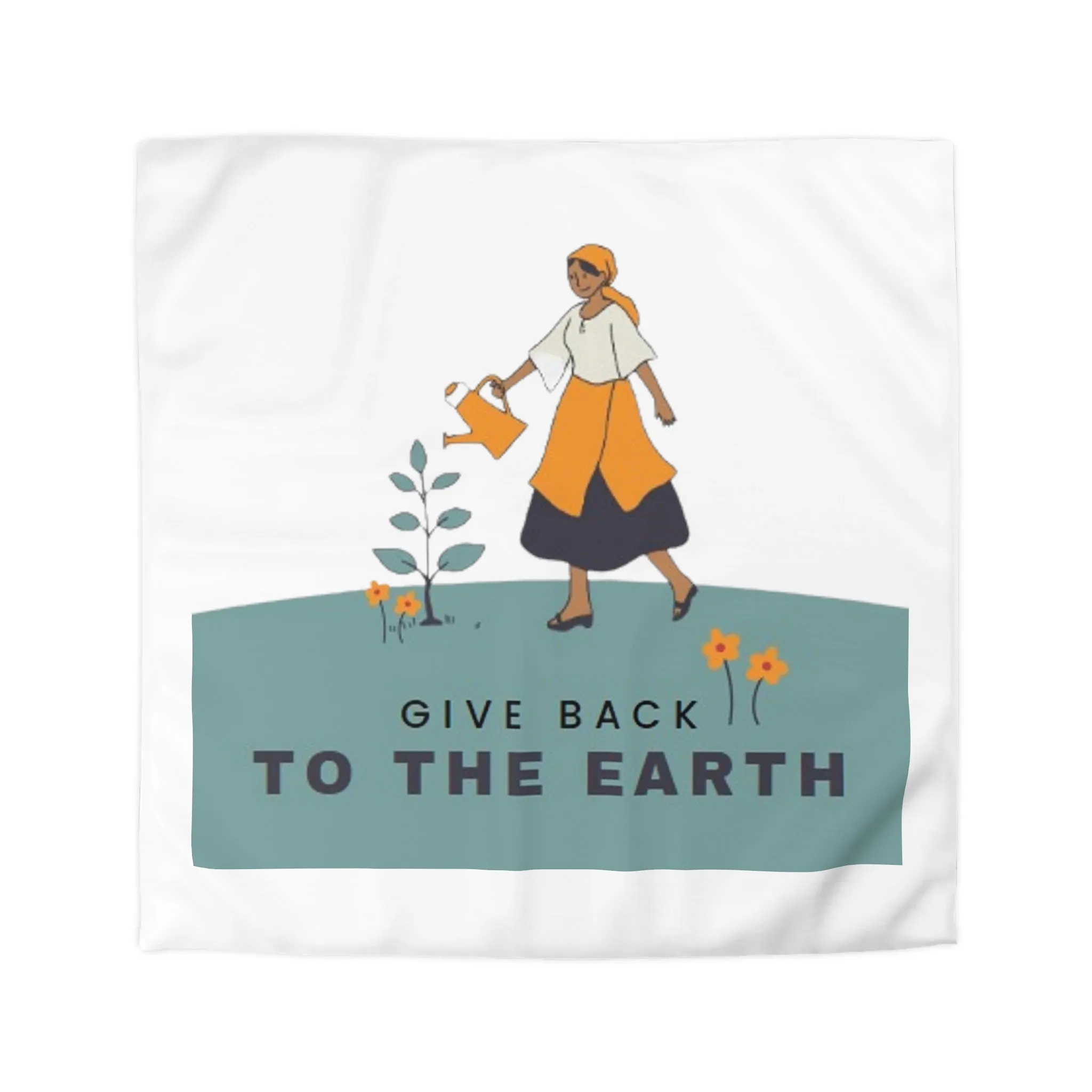 Give back to Earth Microfiber Duvet Cover