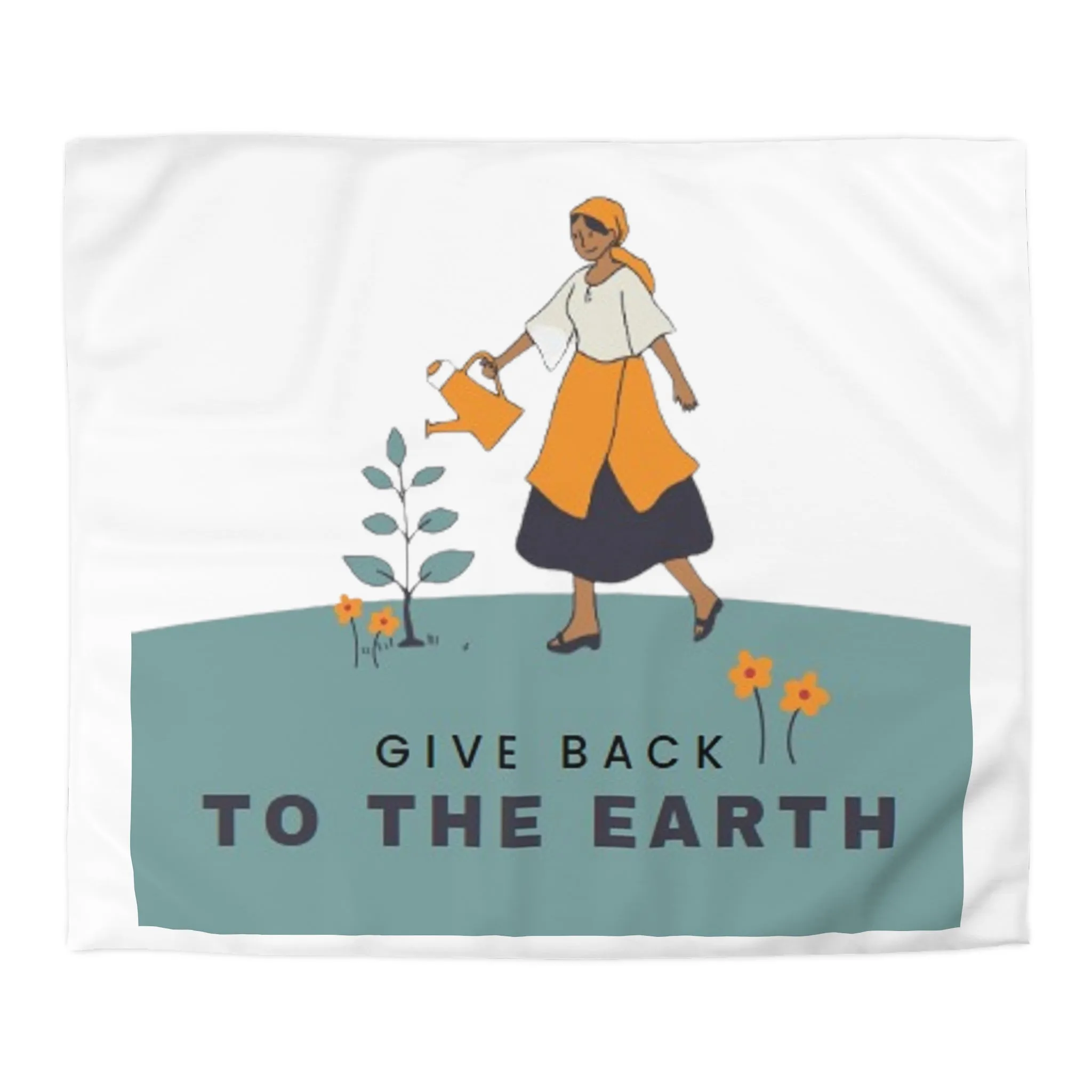 Give back to Earth Microfiber Duvet Cover