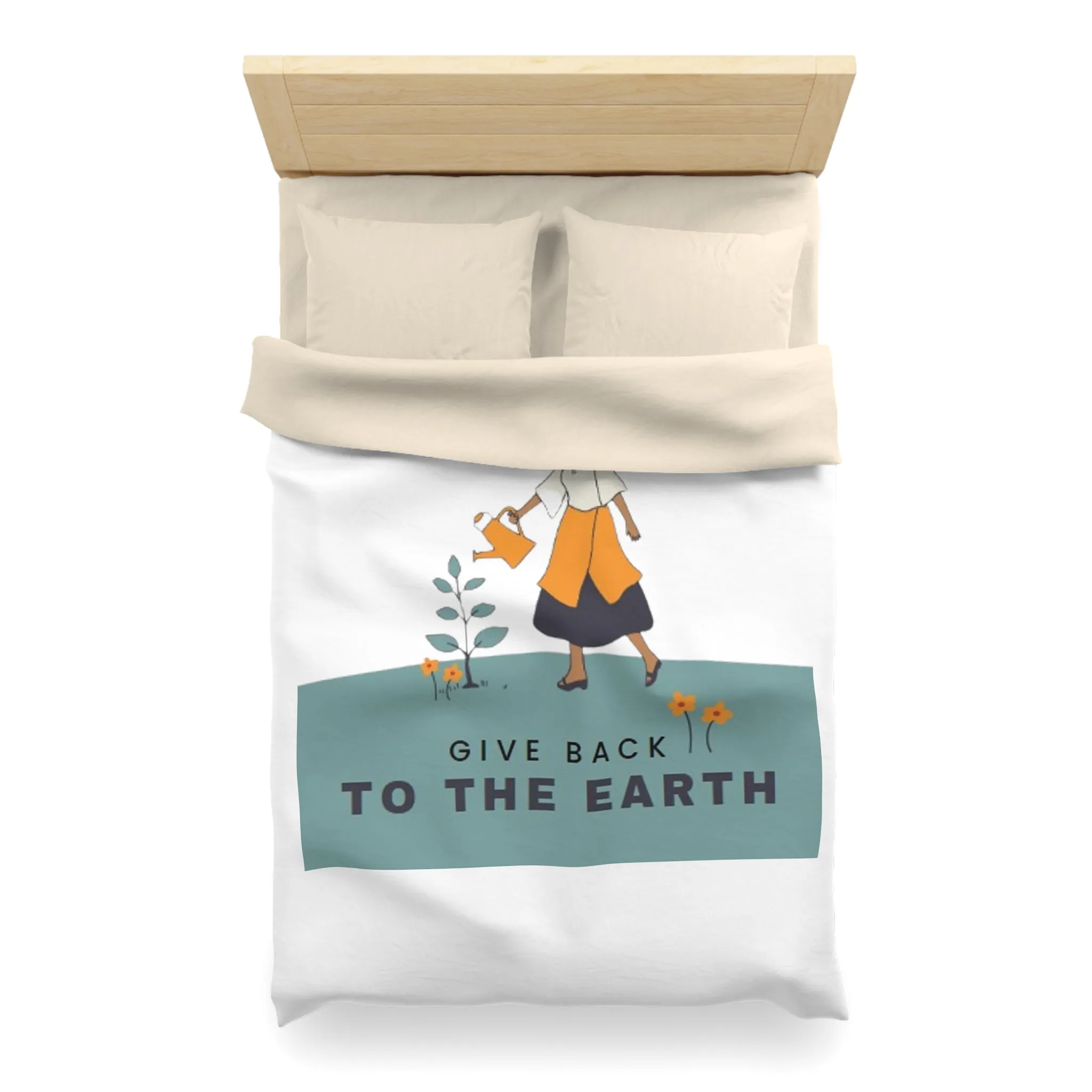 Give back to Earth Microfiber Duvet Cover