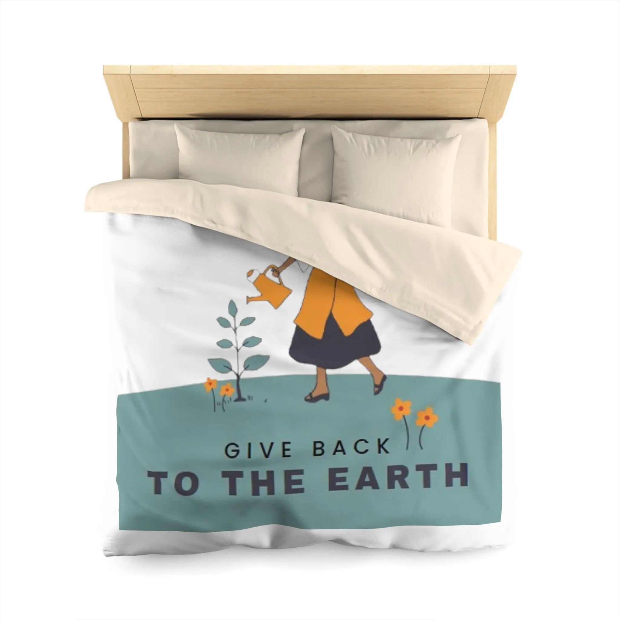 Give back to Earth Microfiber Duvet Cover