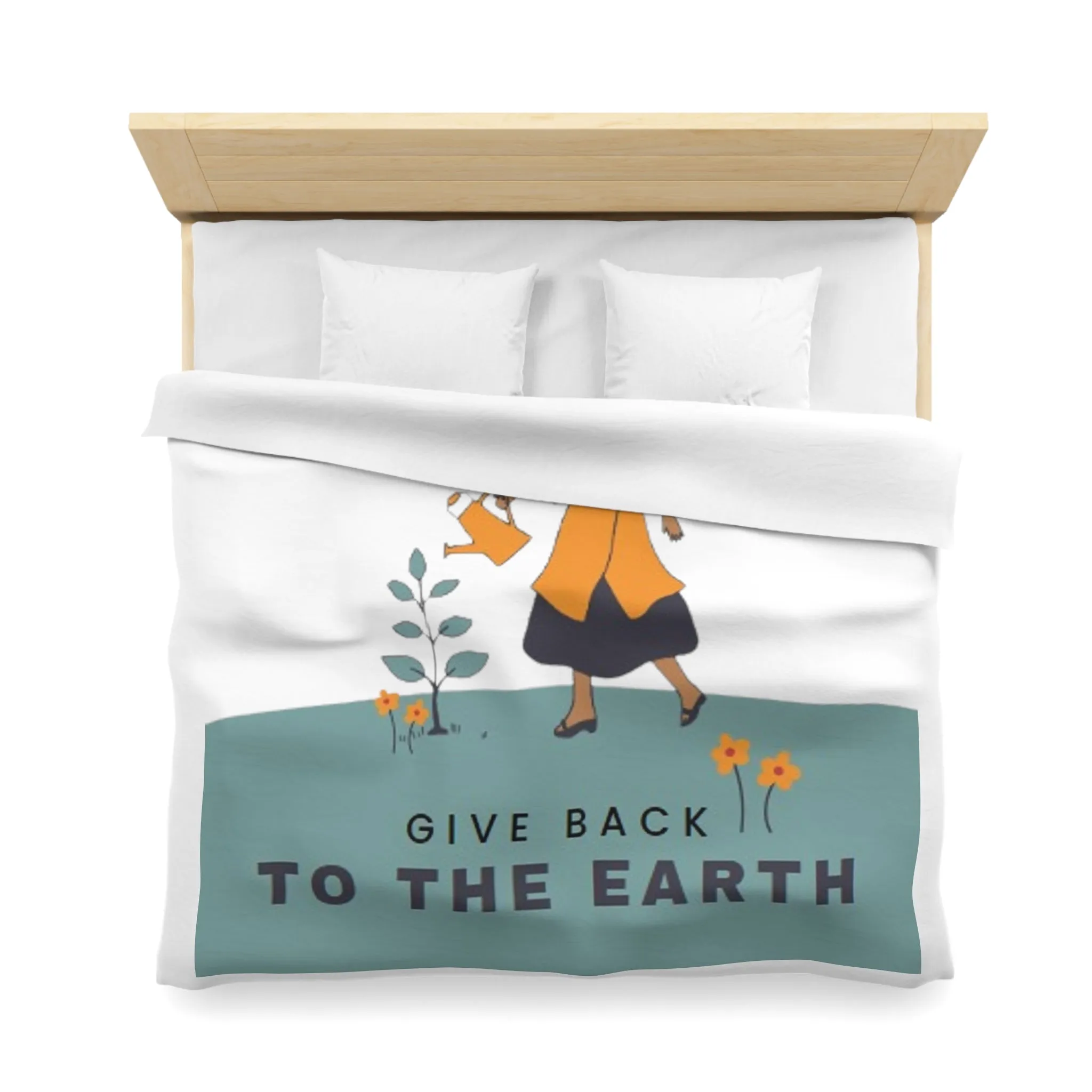 Give back to Earth Microfiber Duvet Cover