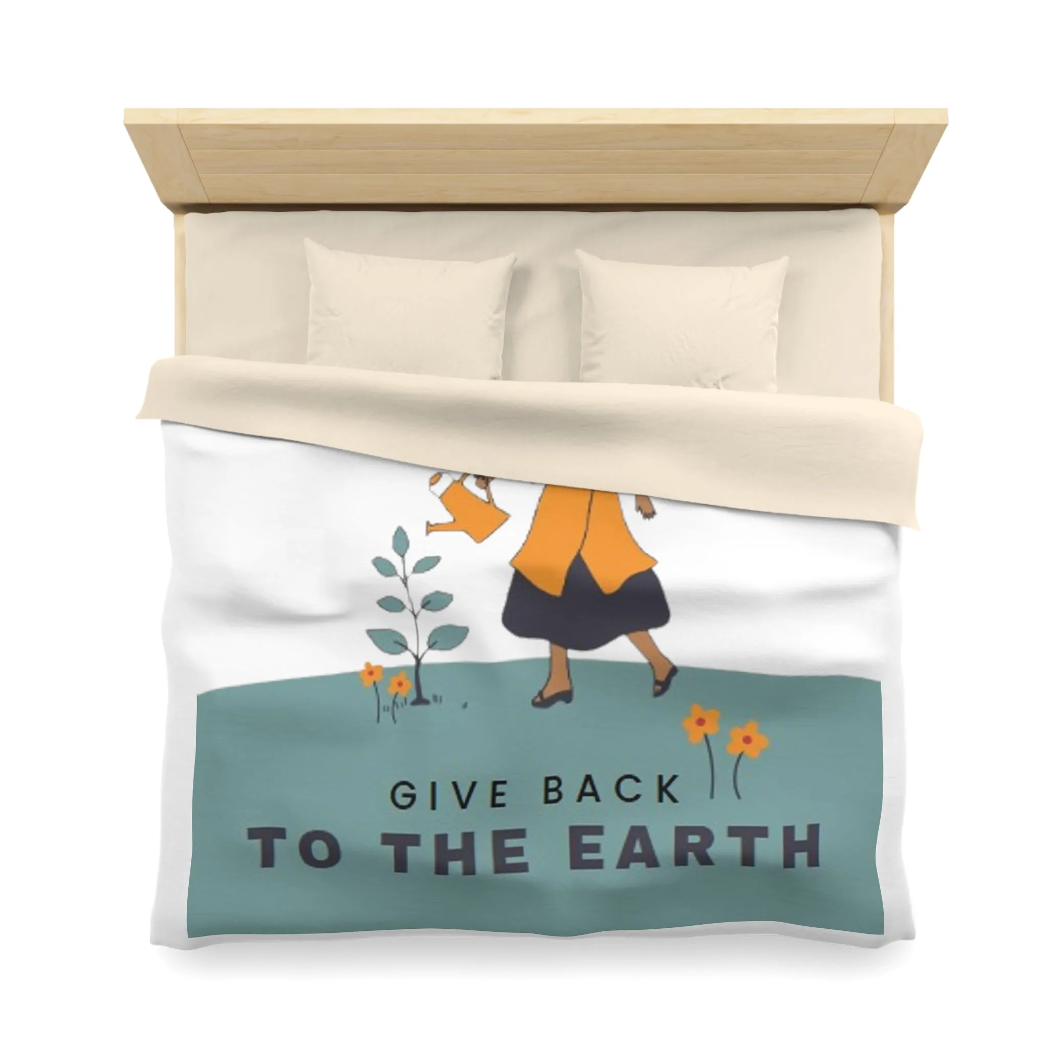 Give back to Earth Microfiber Duvet Cover