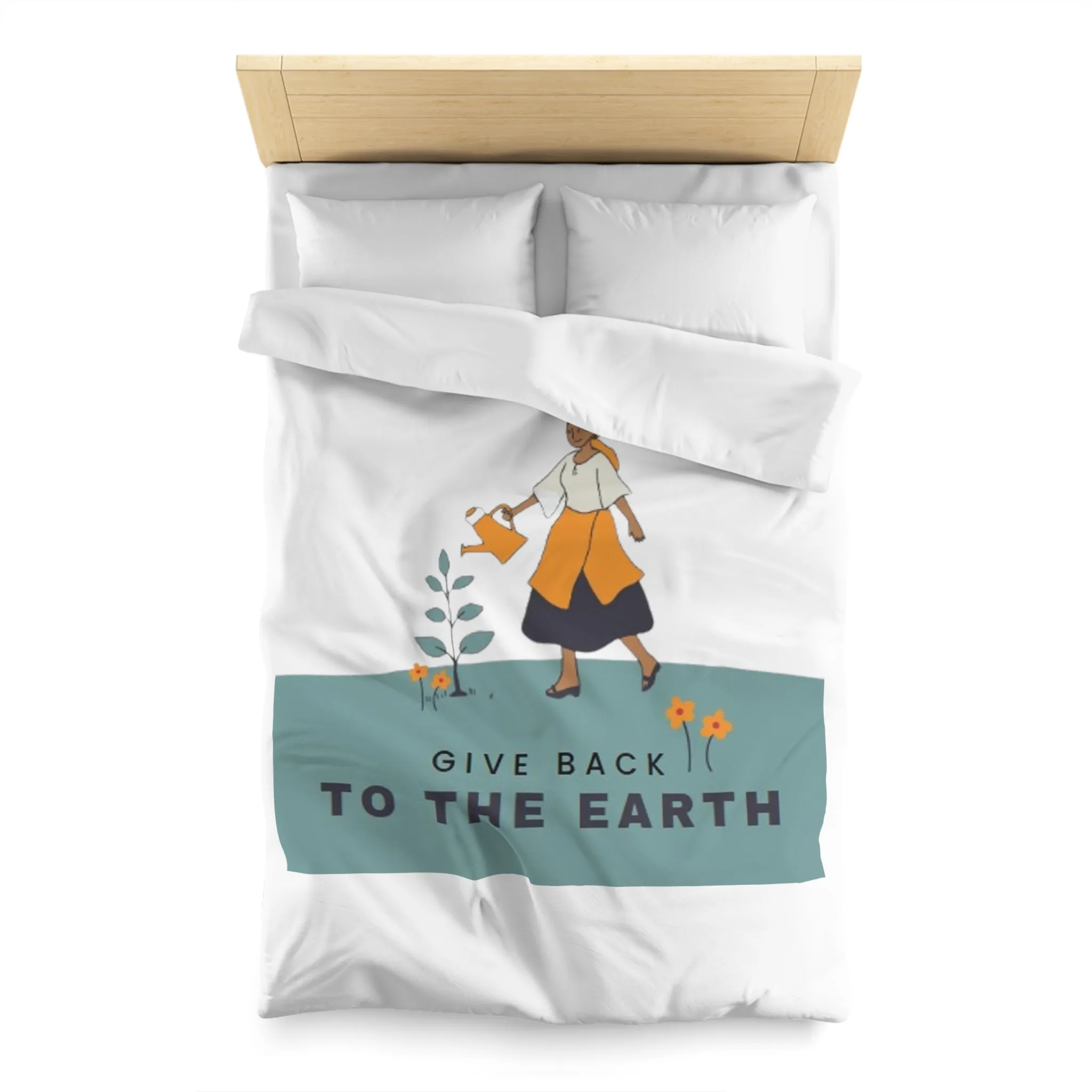 Give back to Earth Microfiber Duvet Cover