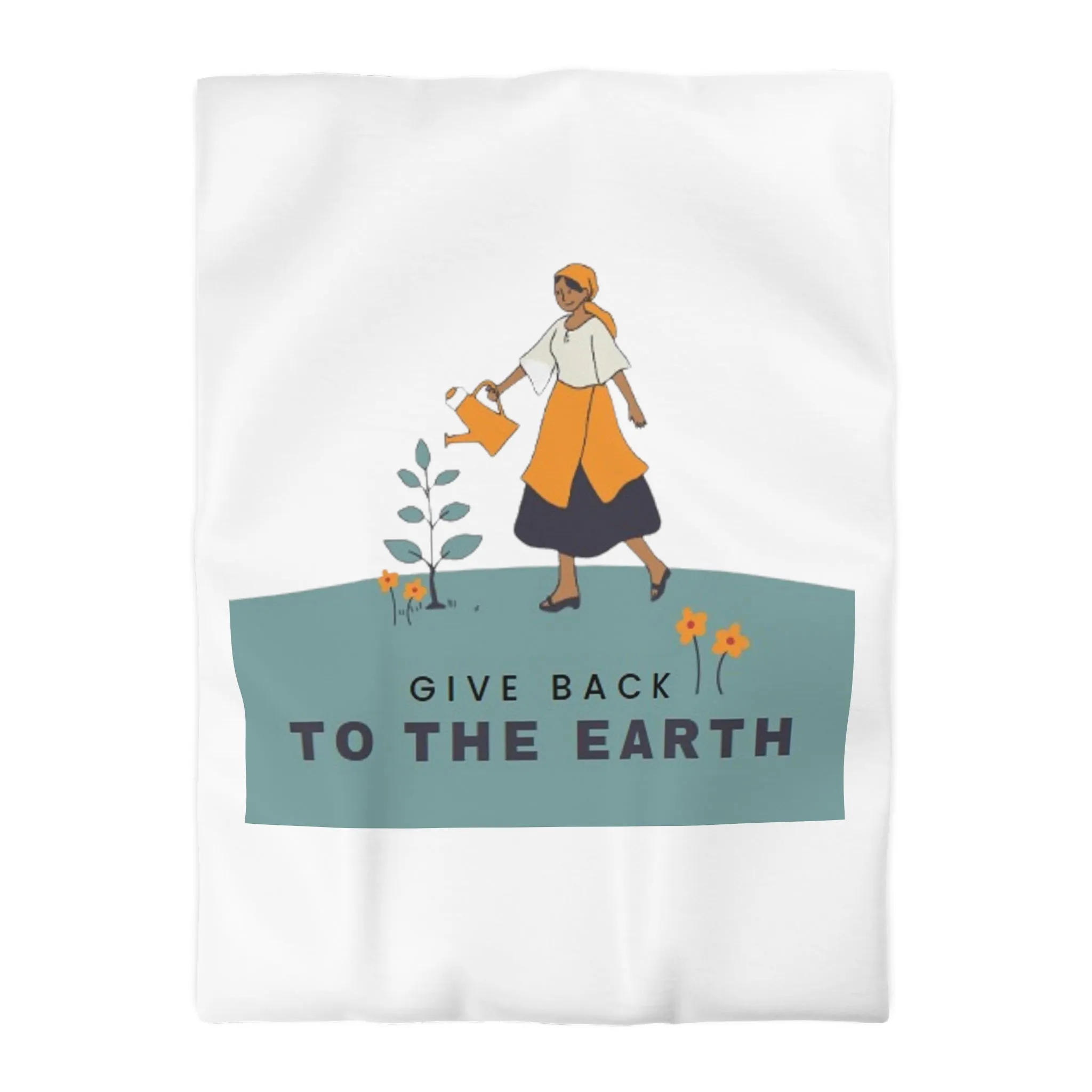 Give back to Earth Microfiber Duvet Cover