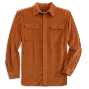 HEYBO Darden Corduroy Shirt in Rust