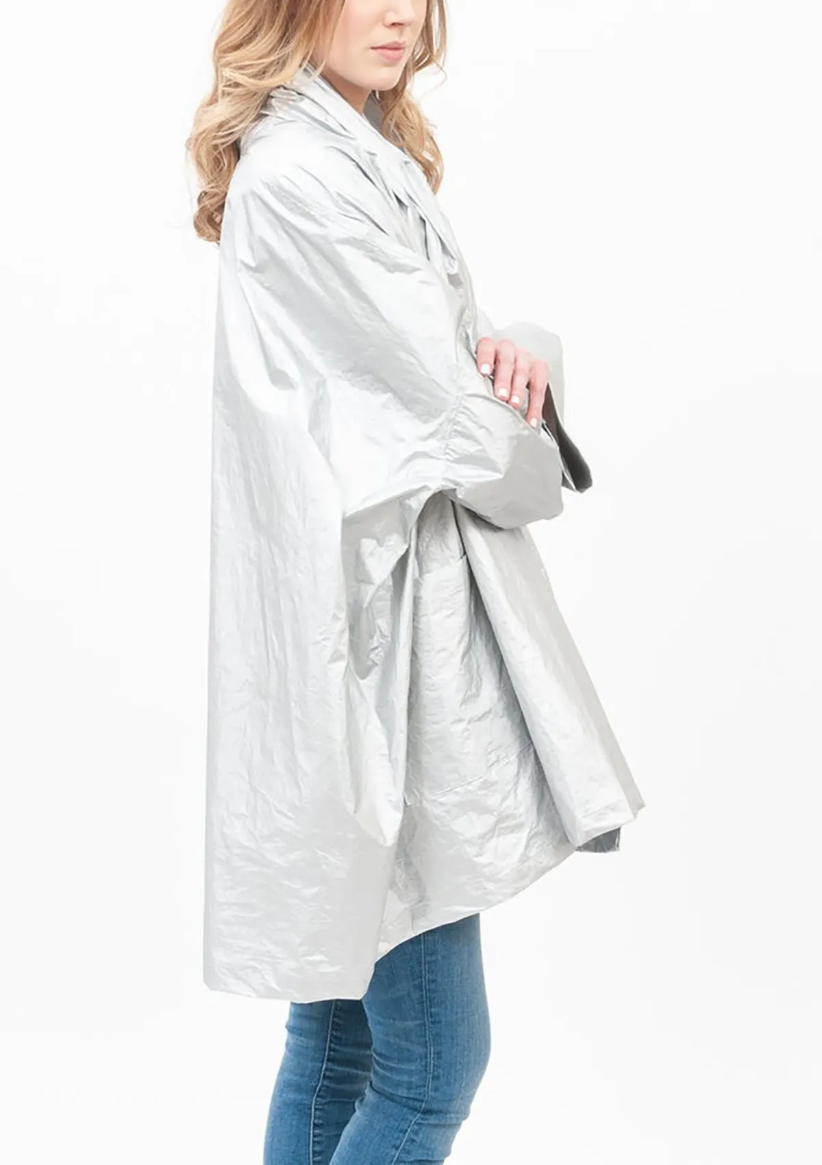 Hi-Tech Waterproof Flip Coat - SILVER