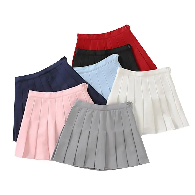 High-Waist Pleated Skirt