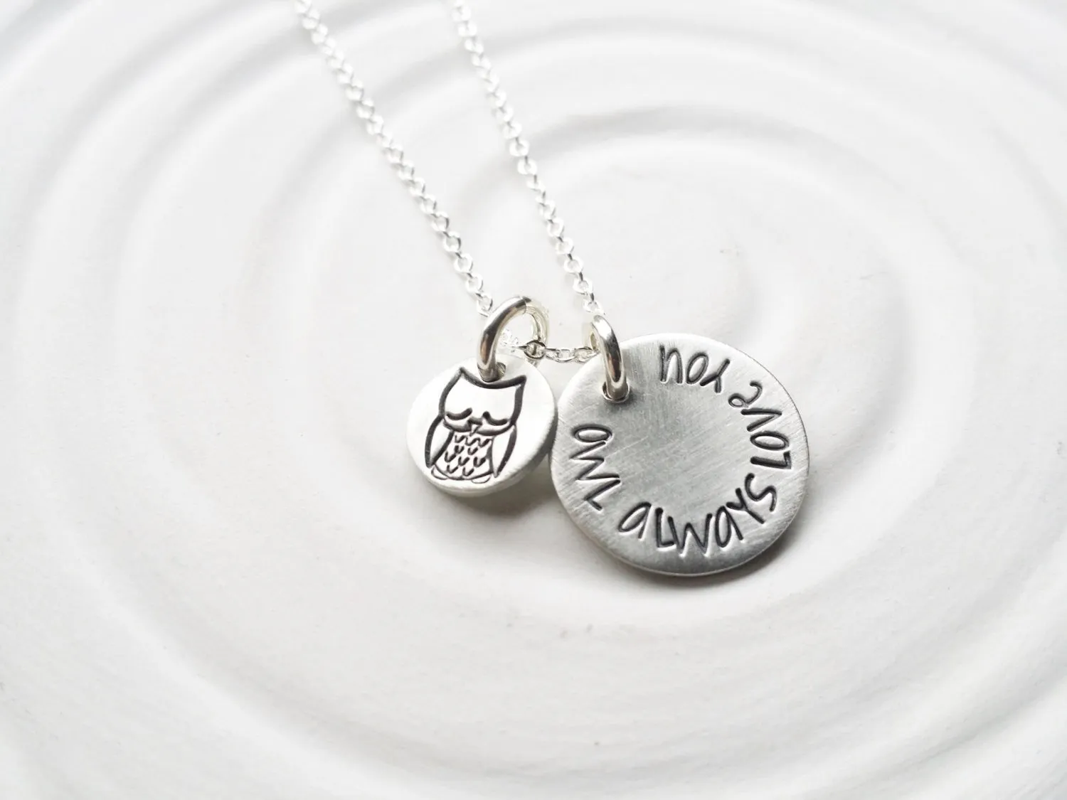 Itty Bitty Owl Always Love You Necklace | Owl Jewelry