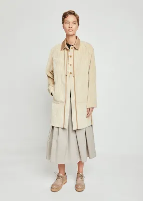 Janiky Corduroy Trench Coat