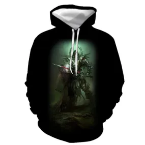 Knights Templar Commandery Hoodie - Green & Black