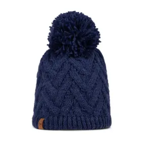 Knitted & Fleece Band Beanie - Caryn Midnight