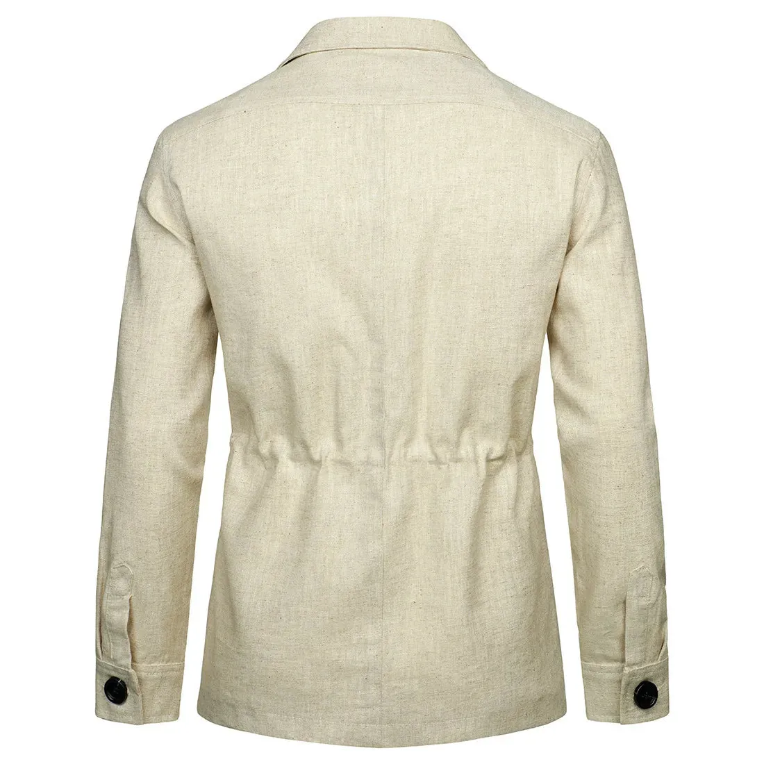 Korean Multiple Pockets Fitted Jacket