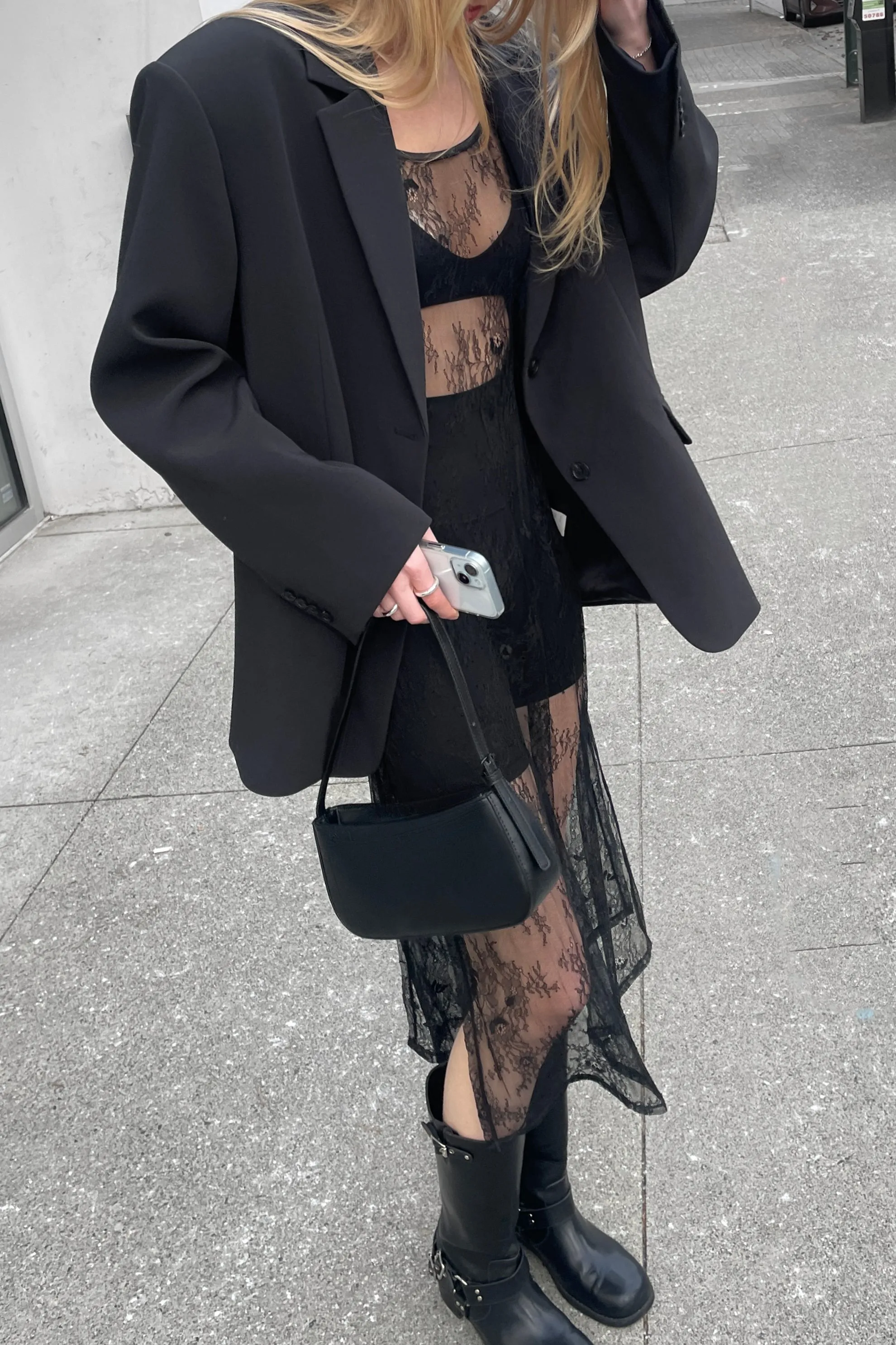 LACE MIDI DRESS