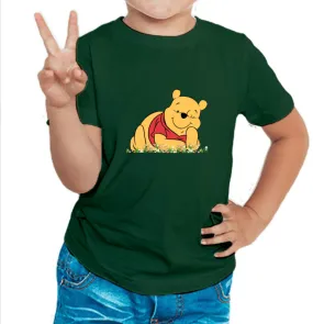 Lazy Bear Boy's T Shirt for Kids D03