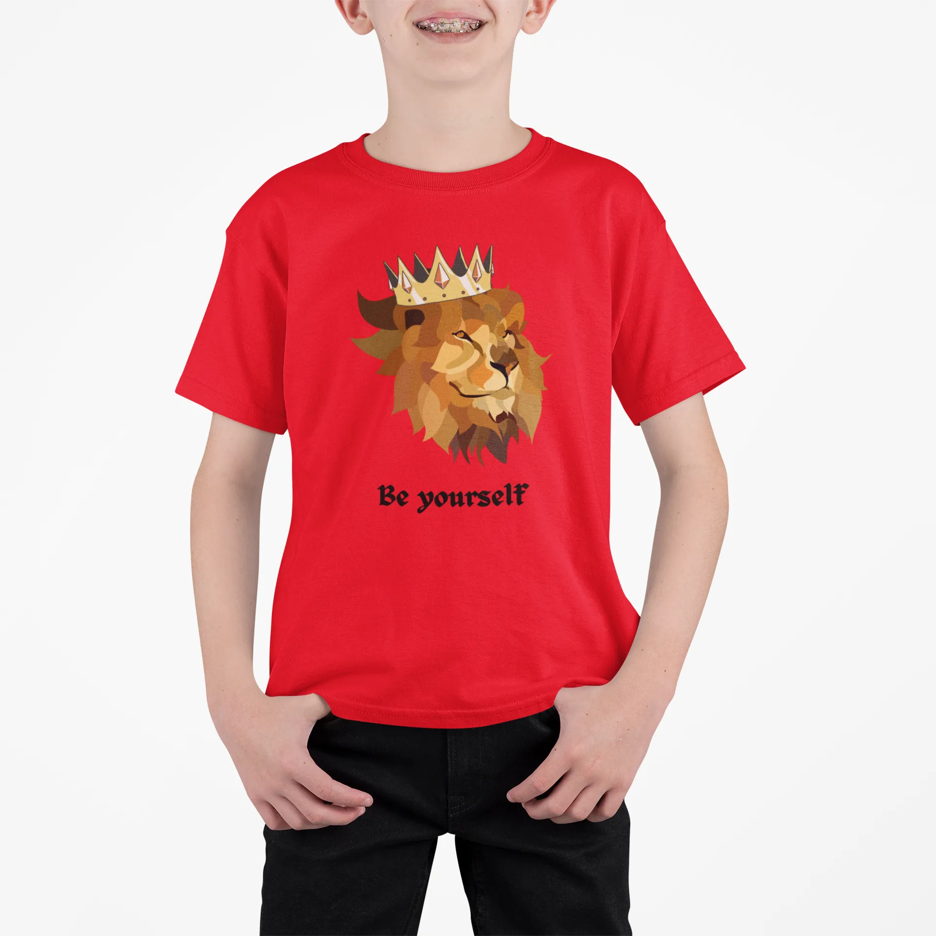 Lion King of The Jungle T-Shirt for Kids D53