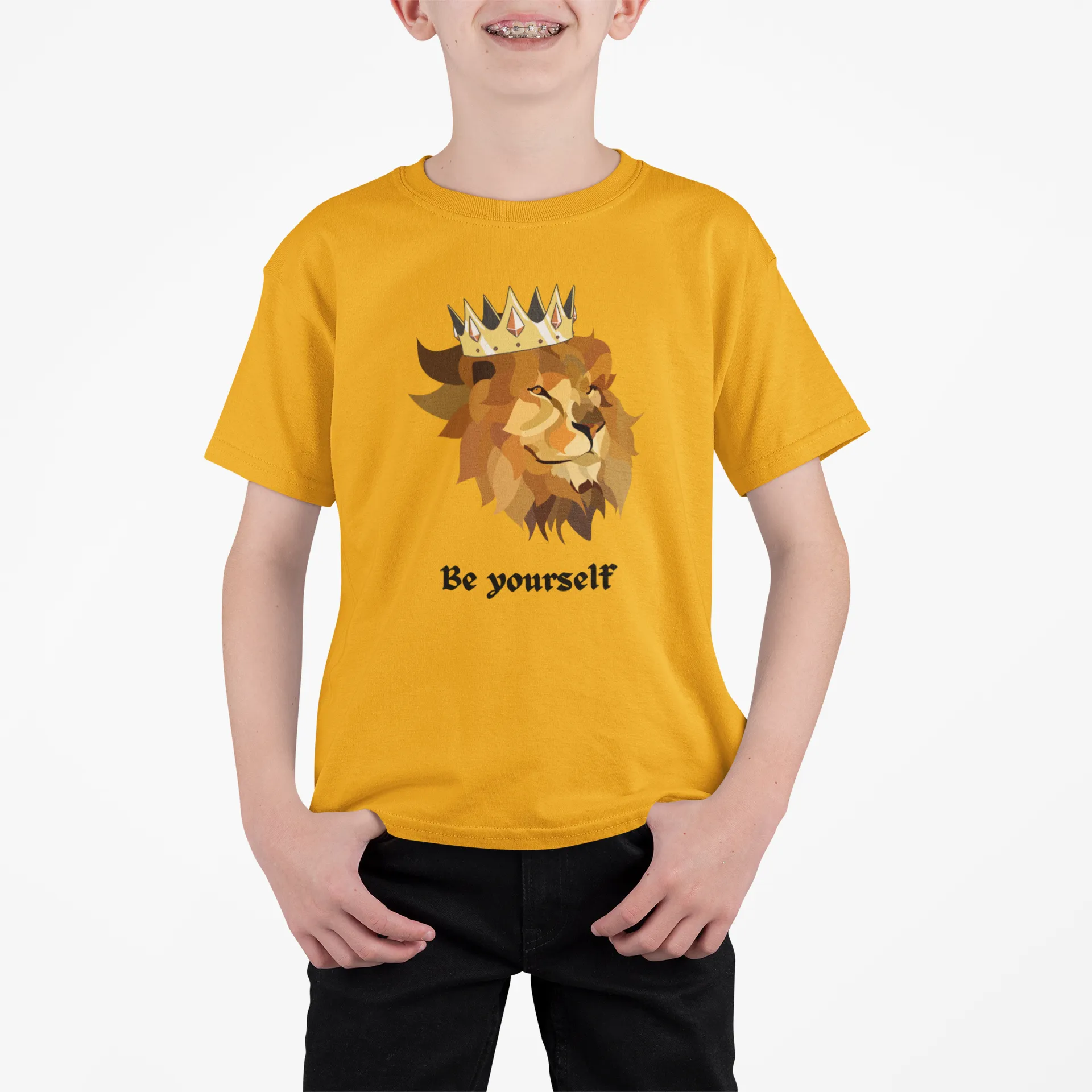 Lion King of The Jungle T-Shirt for Kids D53