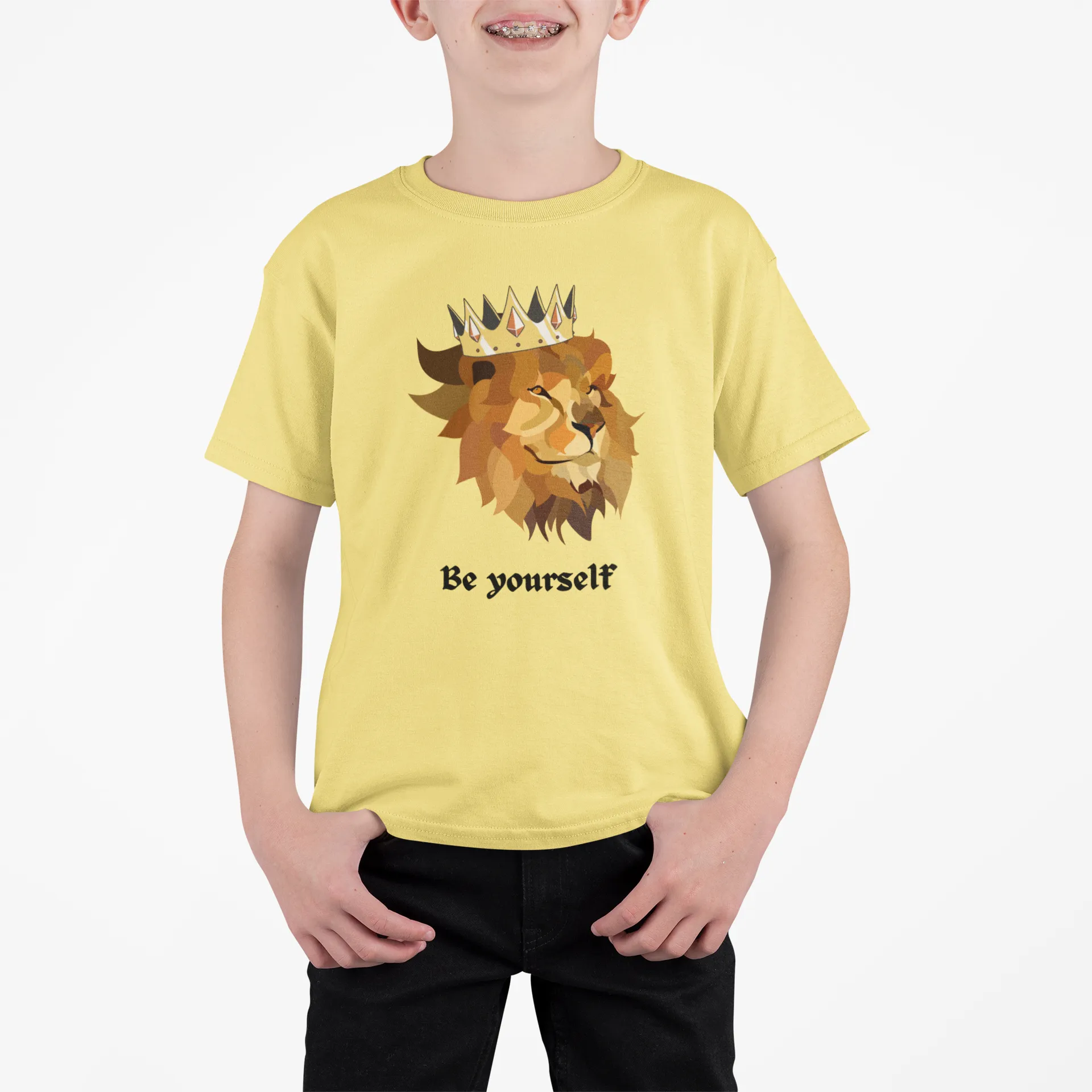 Lion King of The Jungle T-Shirt for Kids D53