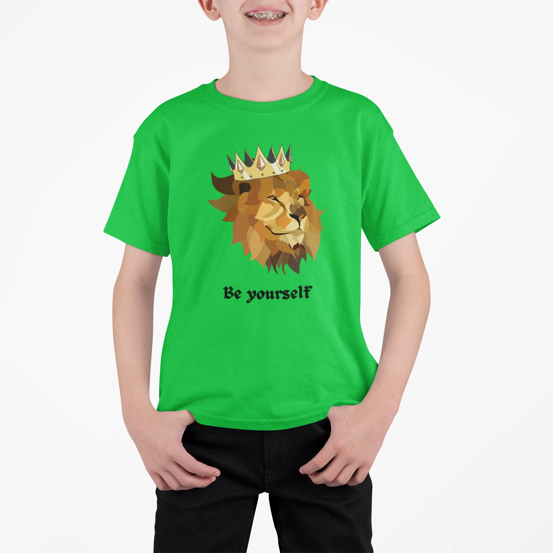 Lion King of The Jungle T-Shirt for Kids D53